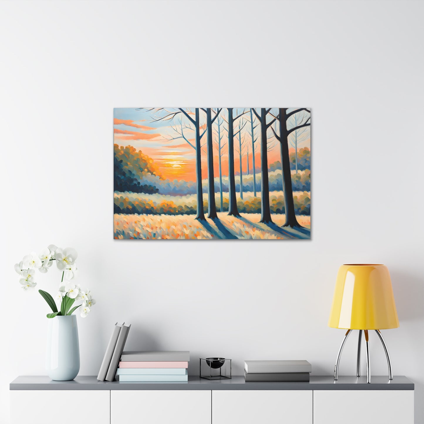 Enchanted Sunrise: Classic Oil Painting Wall Décor