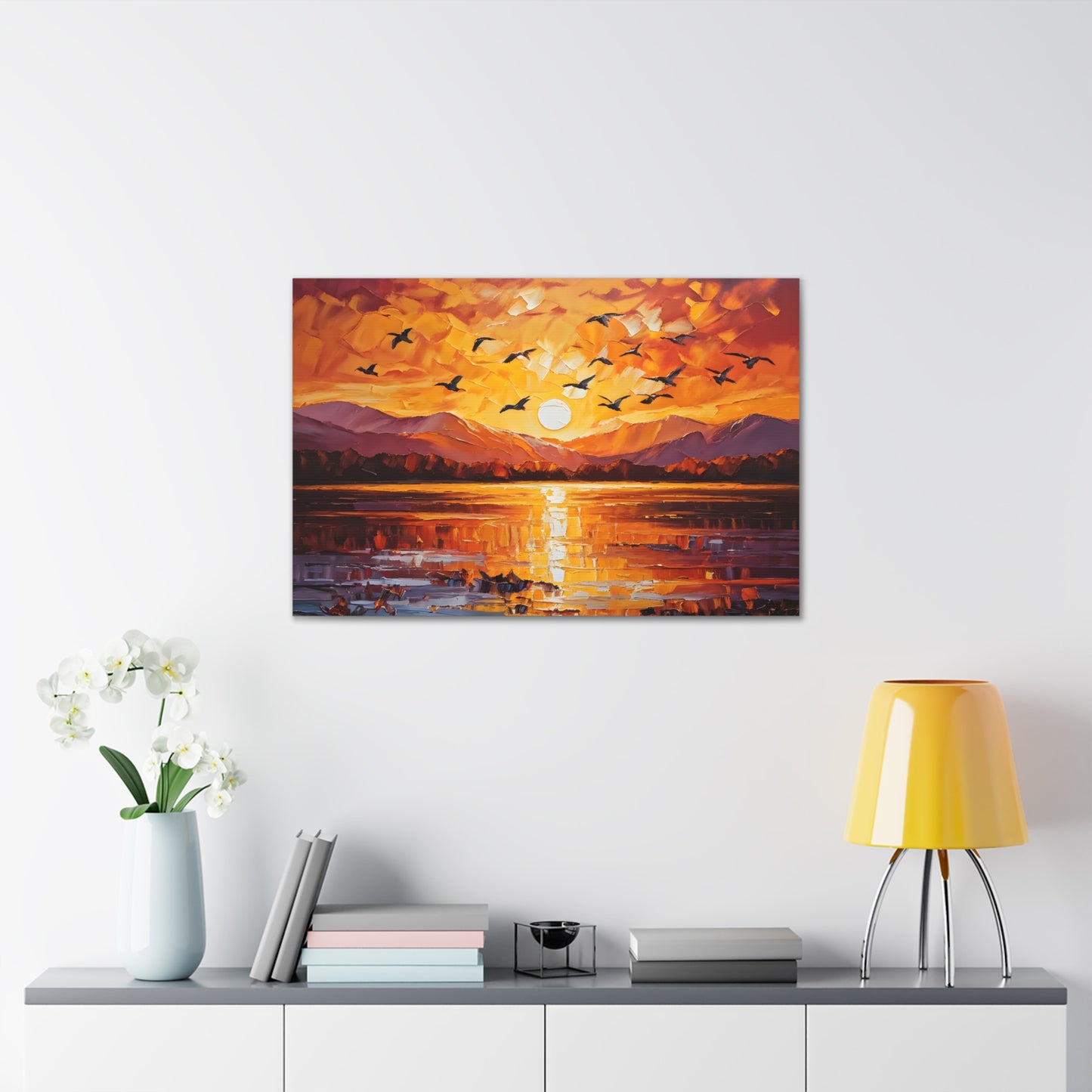 Golden Hour: Classic Oil Painting Wall Décor