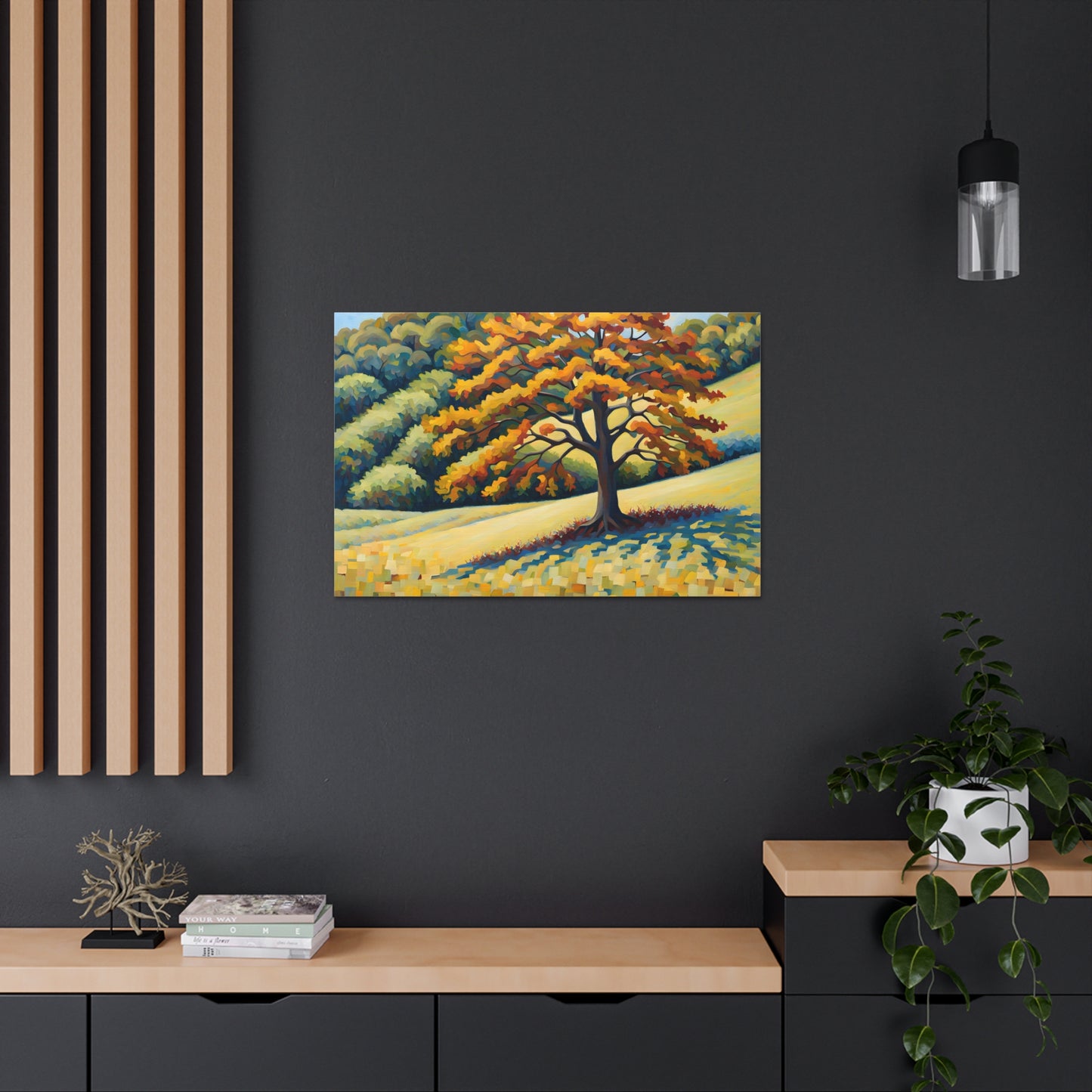 Gentle Solitary: Classic Oil Painting Wall Décor