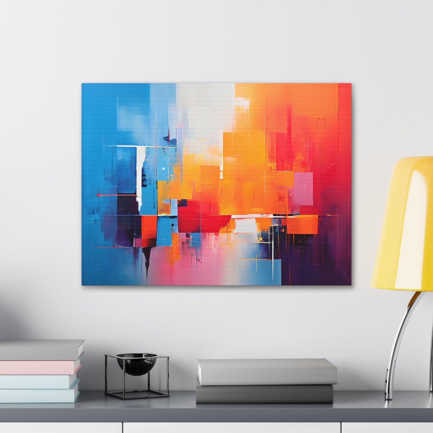 Spectrum Splash: Abstract Wall Décor