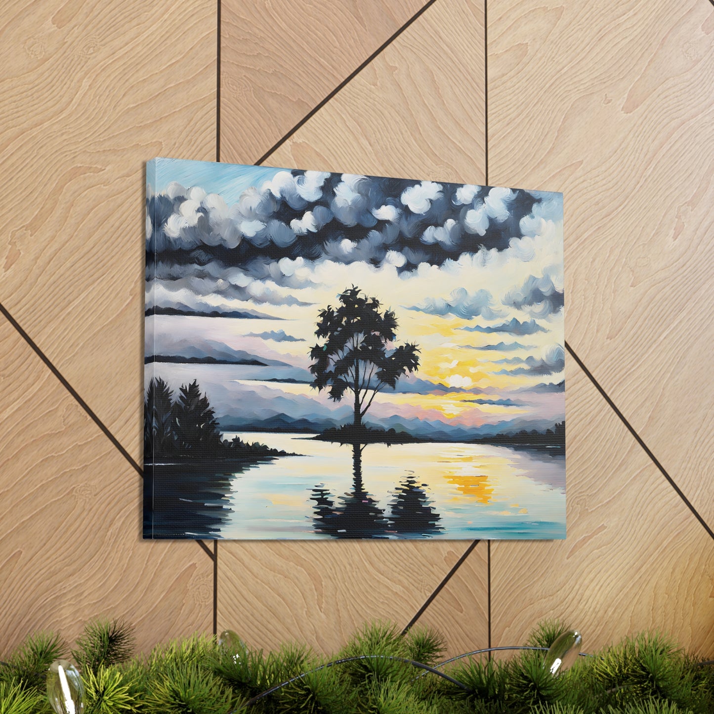 Coastal Glade: Classic Oil Painting Wall Décor