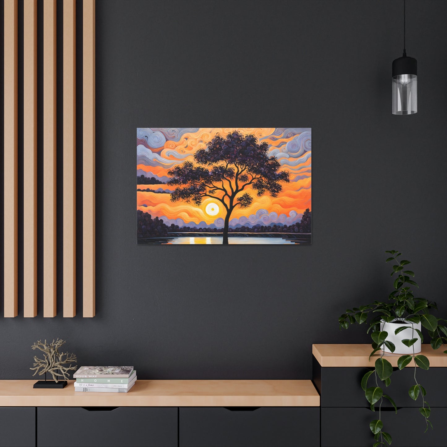 Soft Sky: Classic Oil Painting Wall Décor