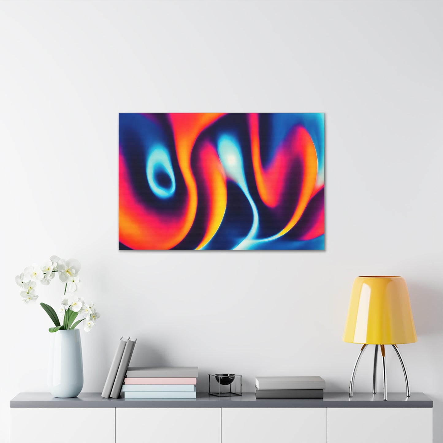 Electric Whirlwind: Abstract Colors Wall Décor