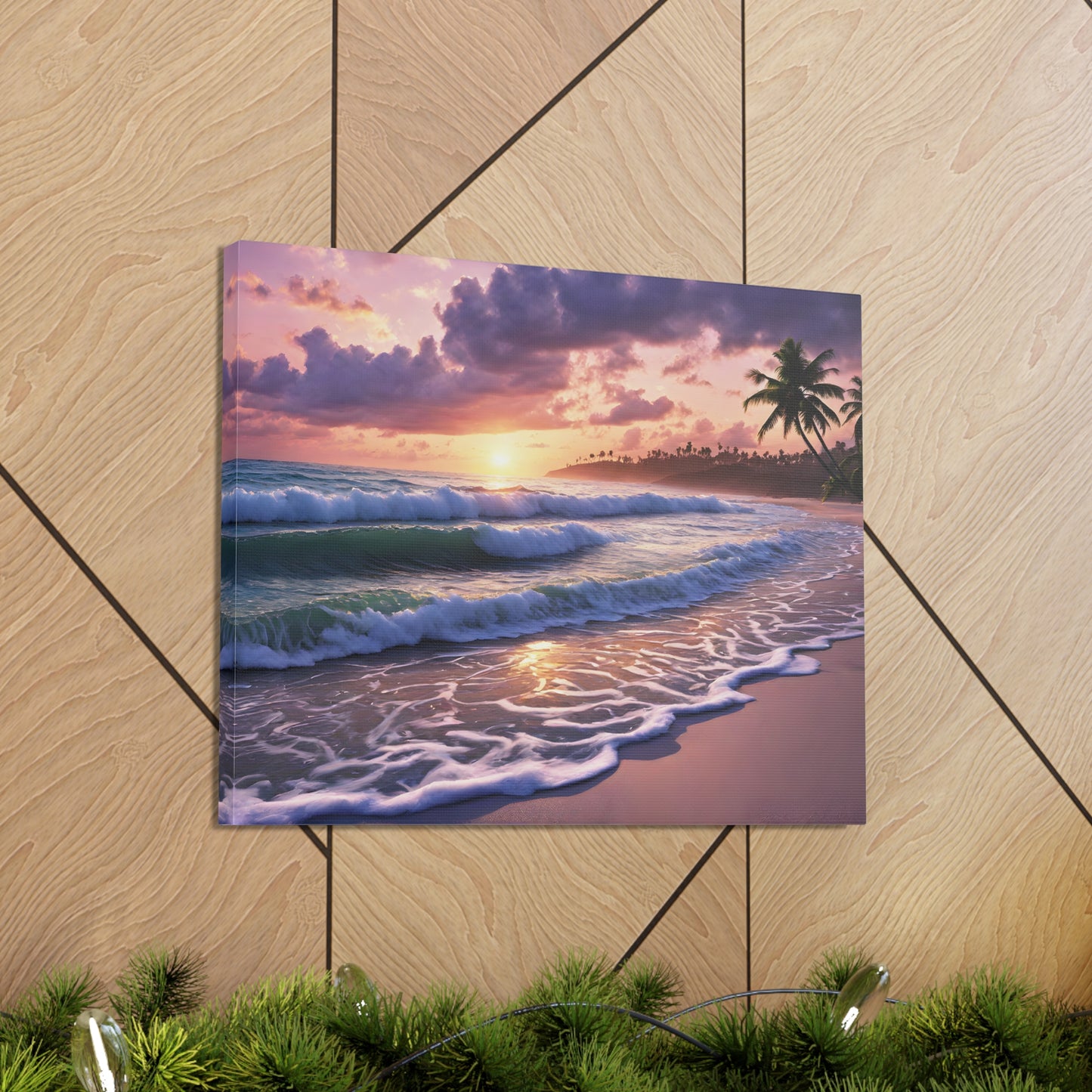 Tropical Sunset: Beach Wall Décor