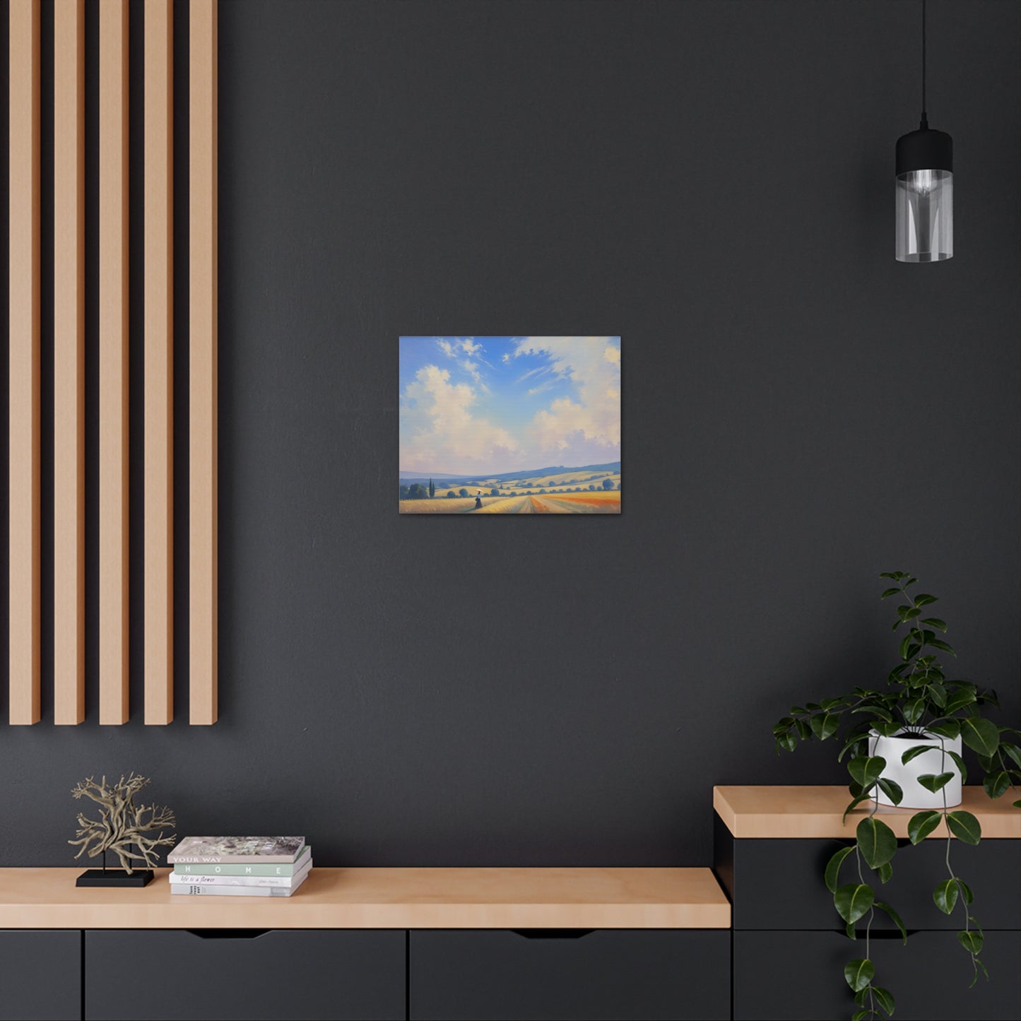 Meadow Melody: Classic Oil Painting Wall Décor