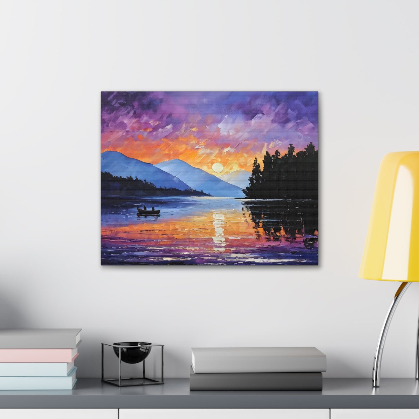 Wilderness Dawn: Classic Oil Painting Wall Décor