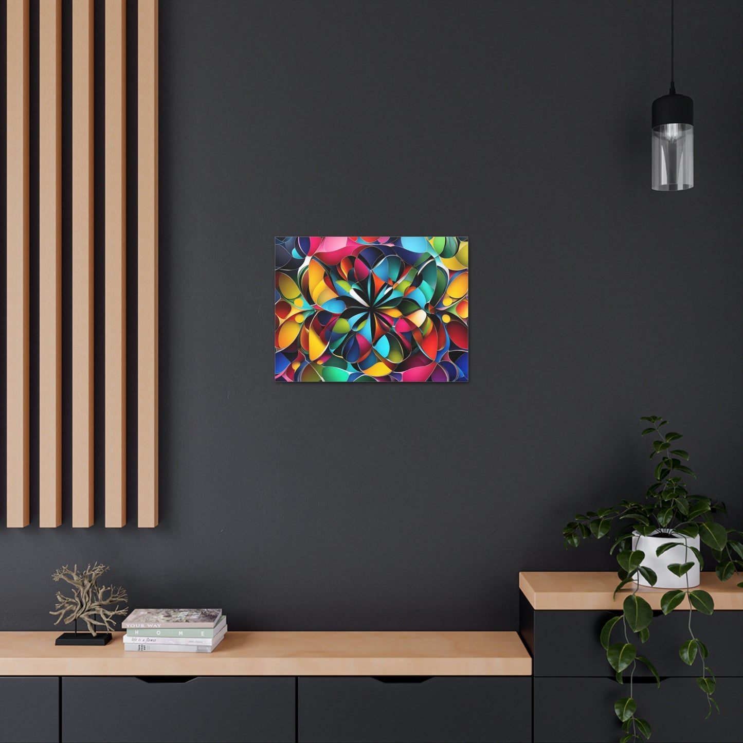 Crystal Serenade: Abstract Wall Décor