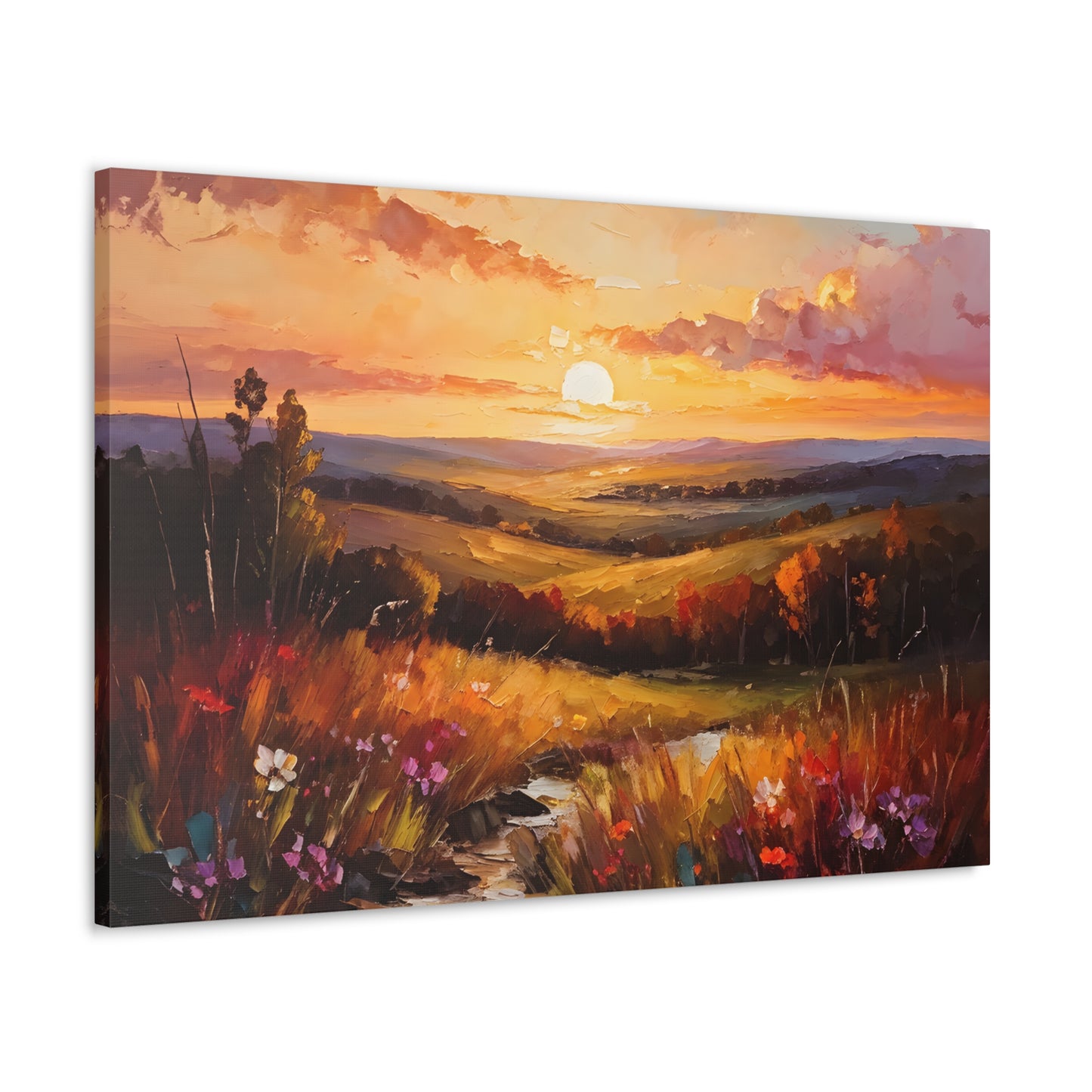 Enchanted Horizon: Classic Oil Painting Wall Décor