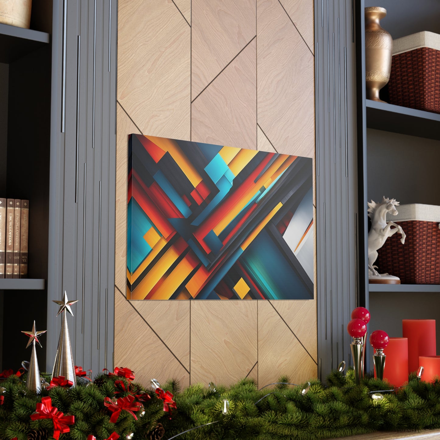 Prismatic Shifts: Abstract Wall Décor