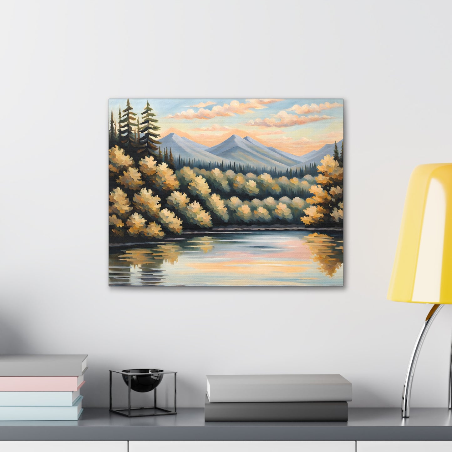 Tranquil River: Classic Oil Painting Wall Décor