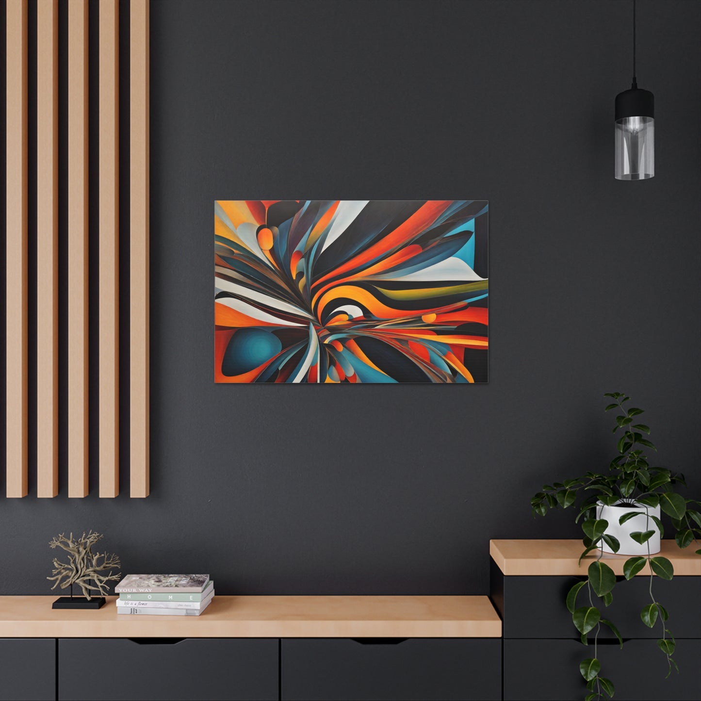 Velvet Symphony: Abstract Wall Décor