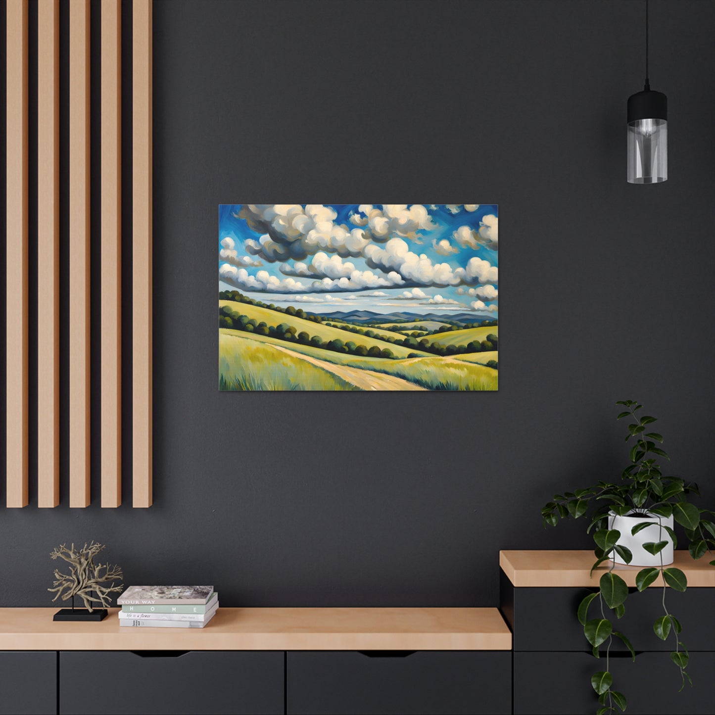 Meadow Bloom: Classic Oil Painting Wall Décor