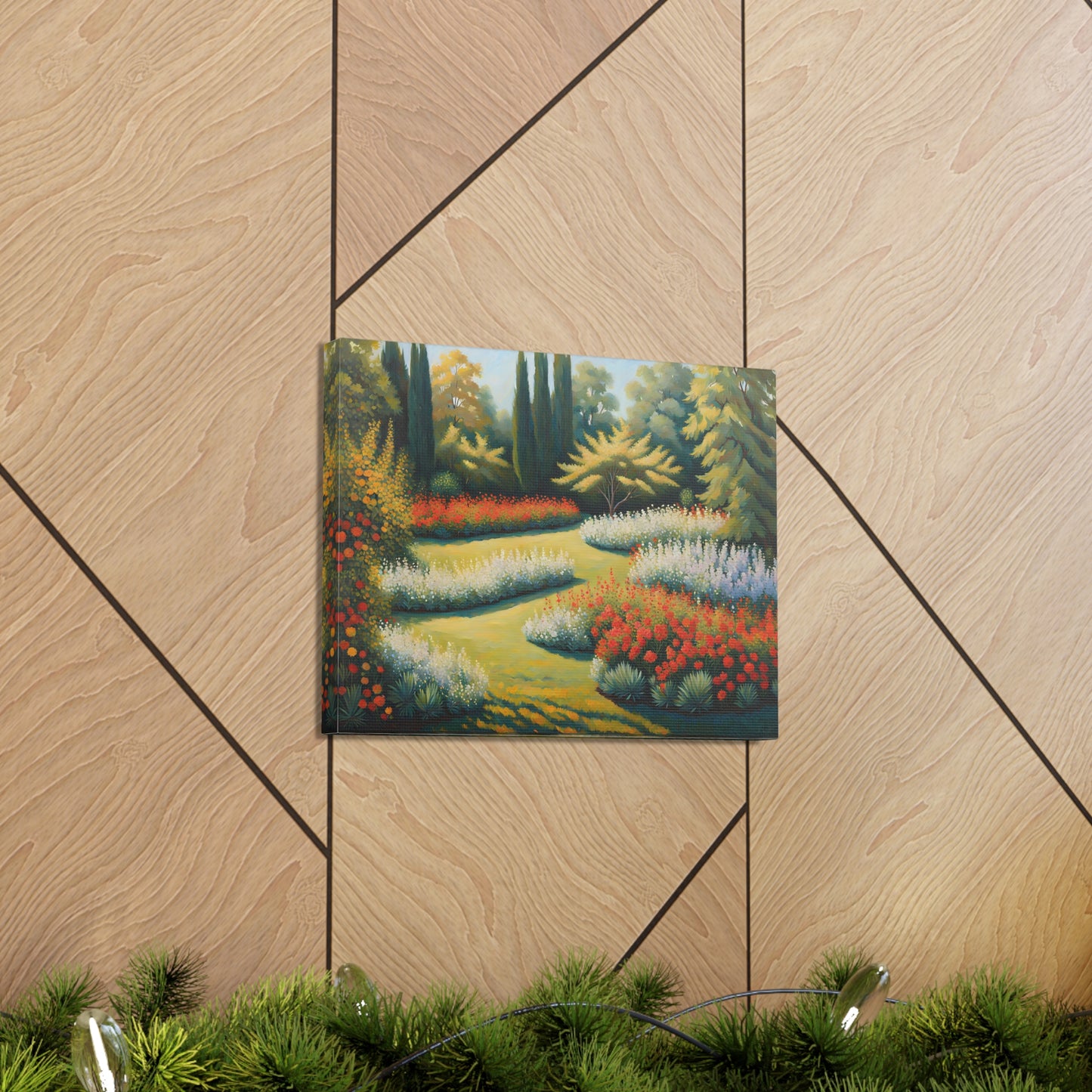 Serenity Path: Classic Oil Painting Wall Décor