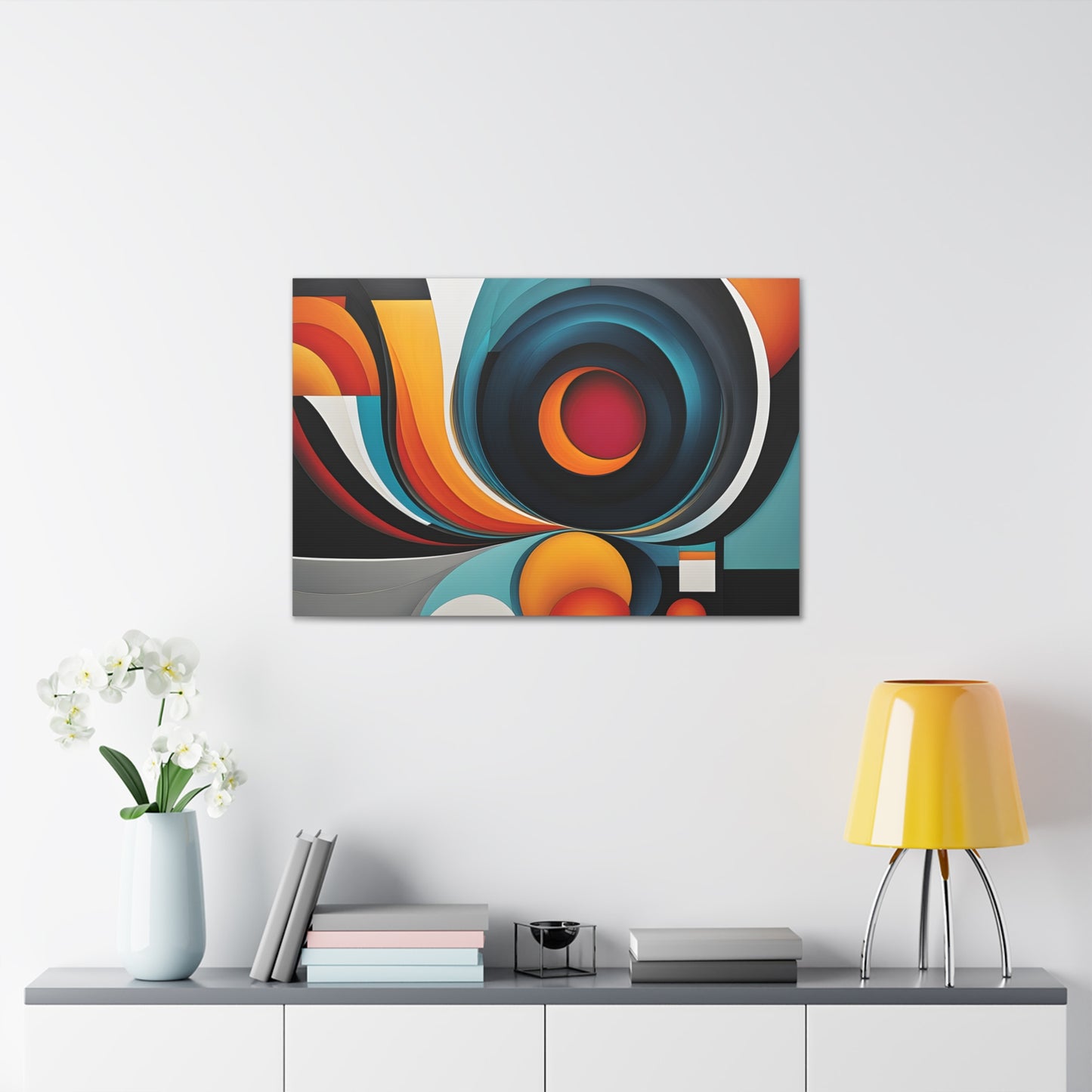 Iridescent Harmony: Abstract Wall Décor