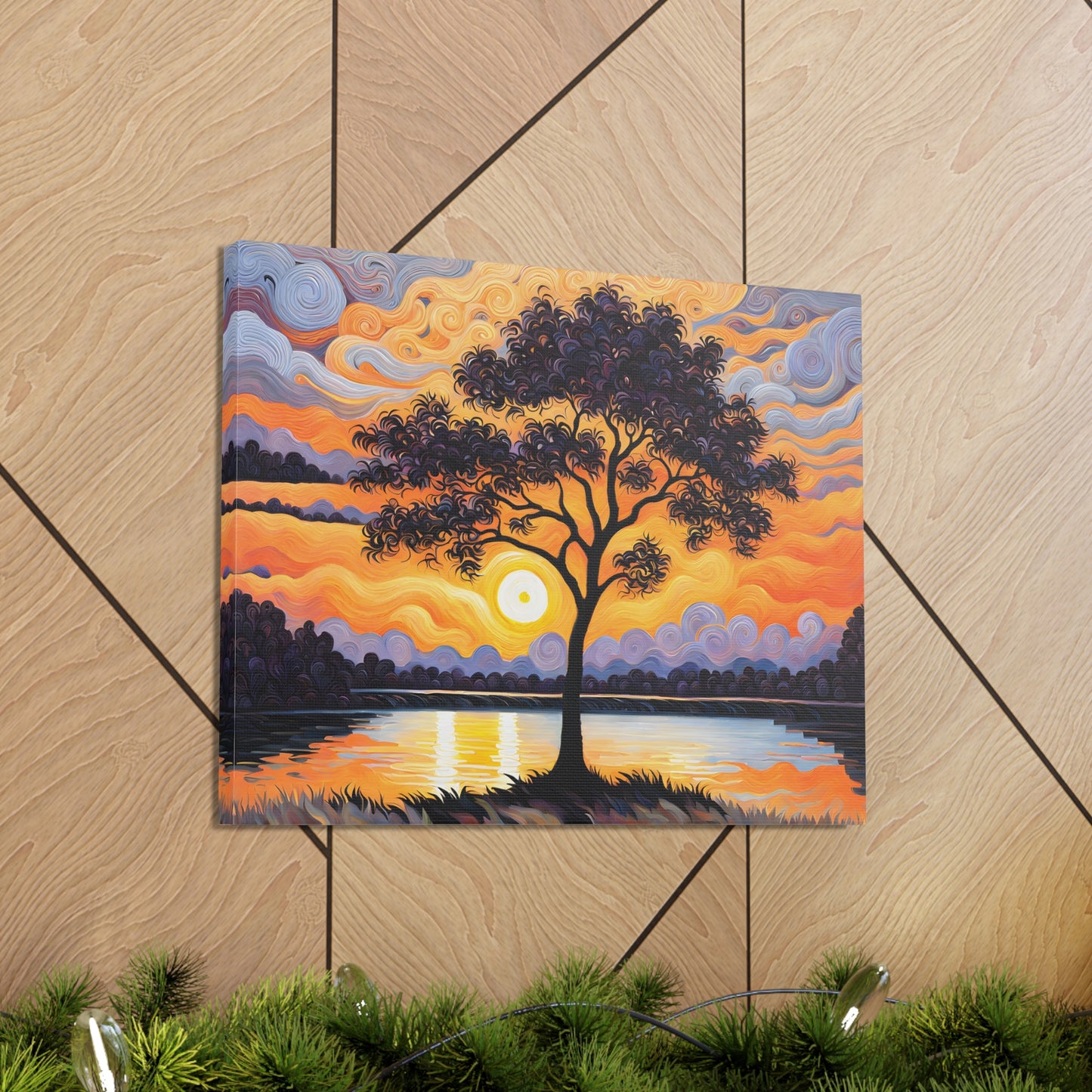 Soft Sky: Classic Oil Painting Wall Décor