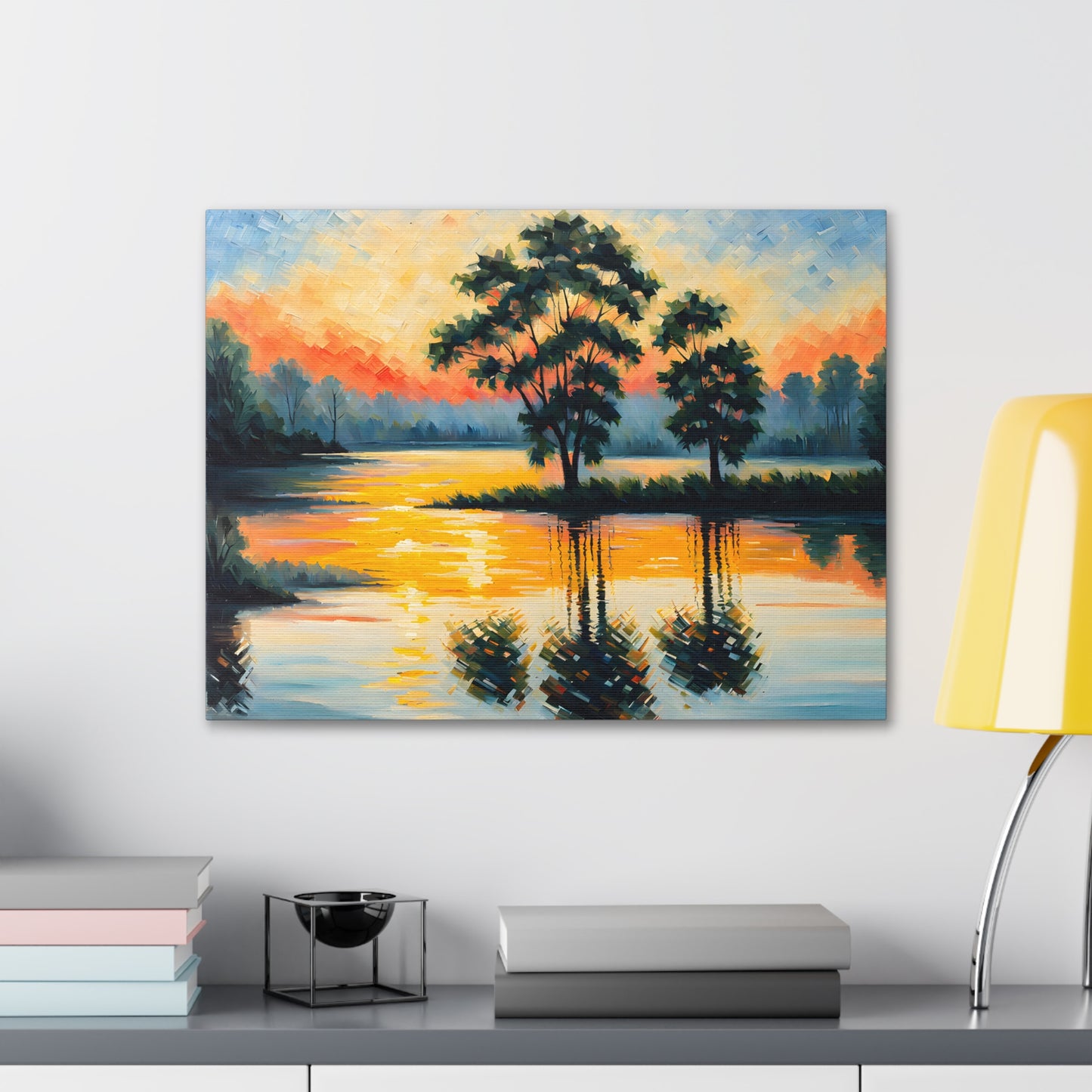 Coastal Meadows: Classic Oil Painting Wall Décor