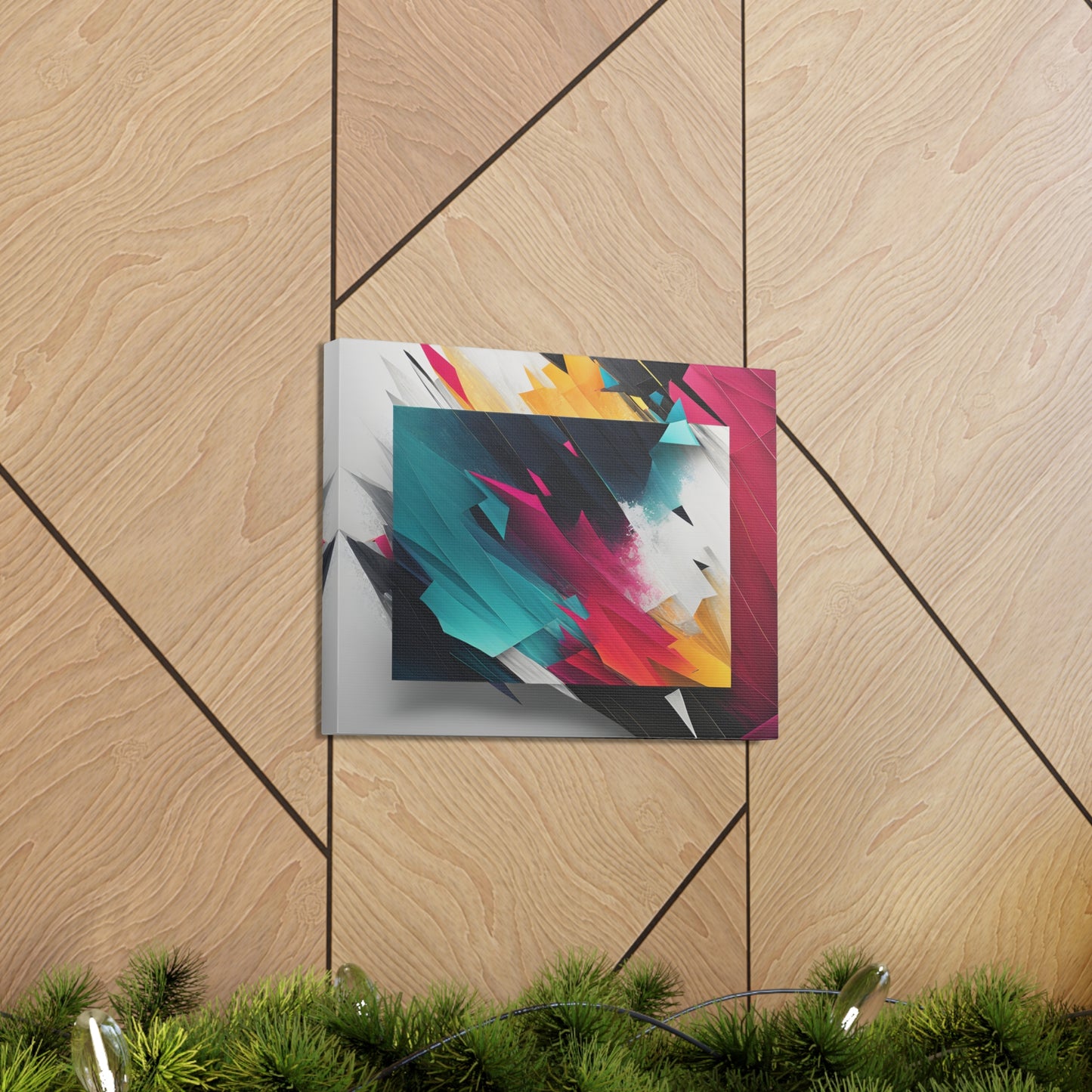 Illusory Dimensions: Abstract Wall Décor