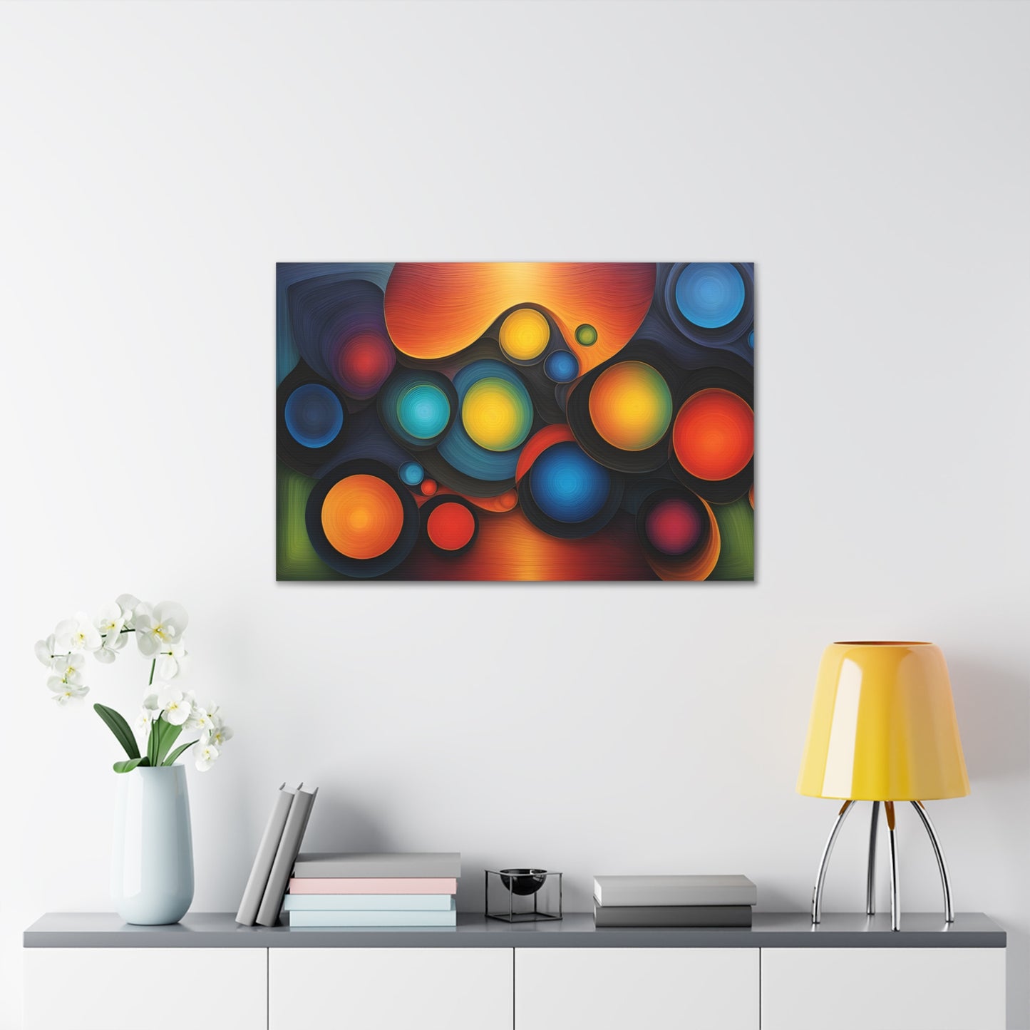 Radiant Whispers: Abstract Wall Décor