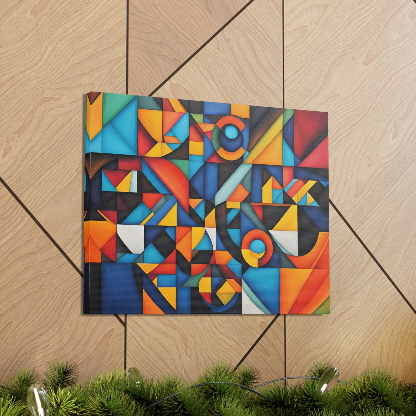 Iridescent Maze: Abstract Wall Décor