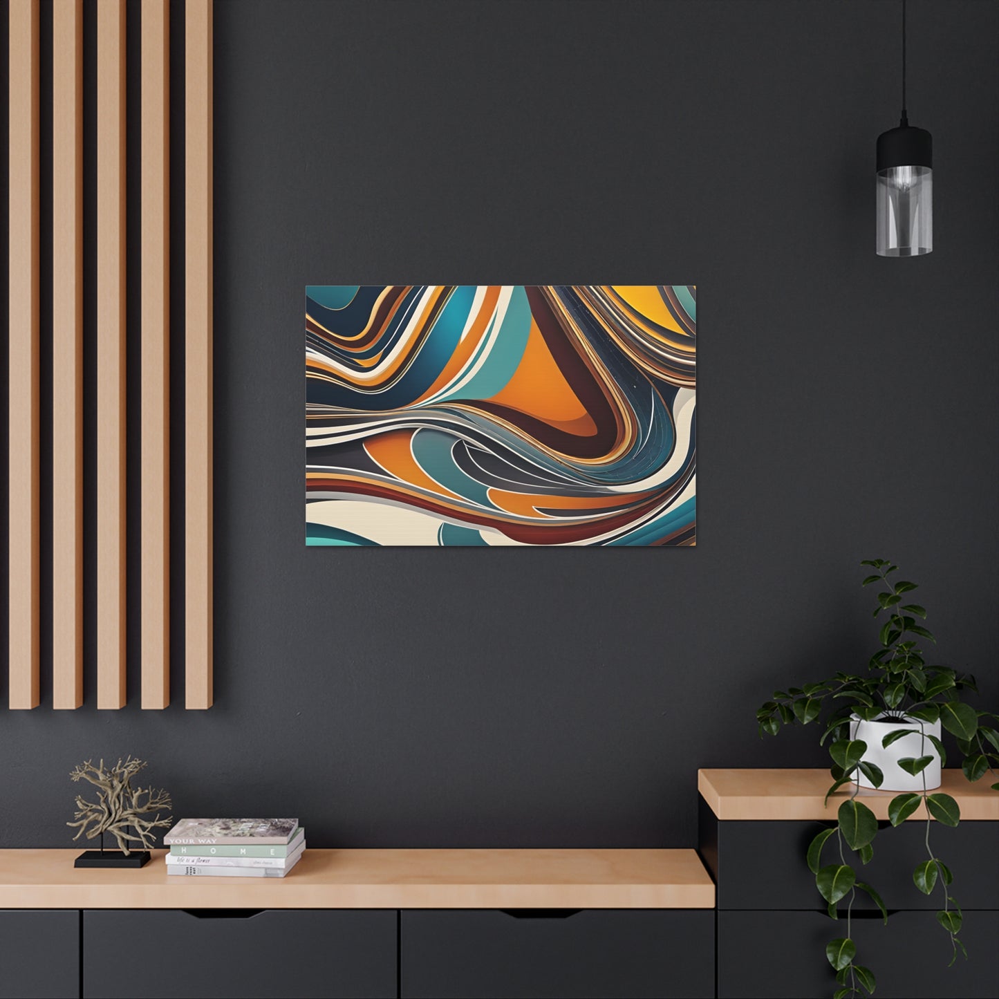 Sublime Waves: Abstract Wall Décor