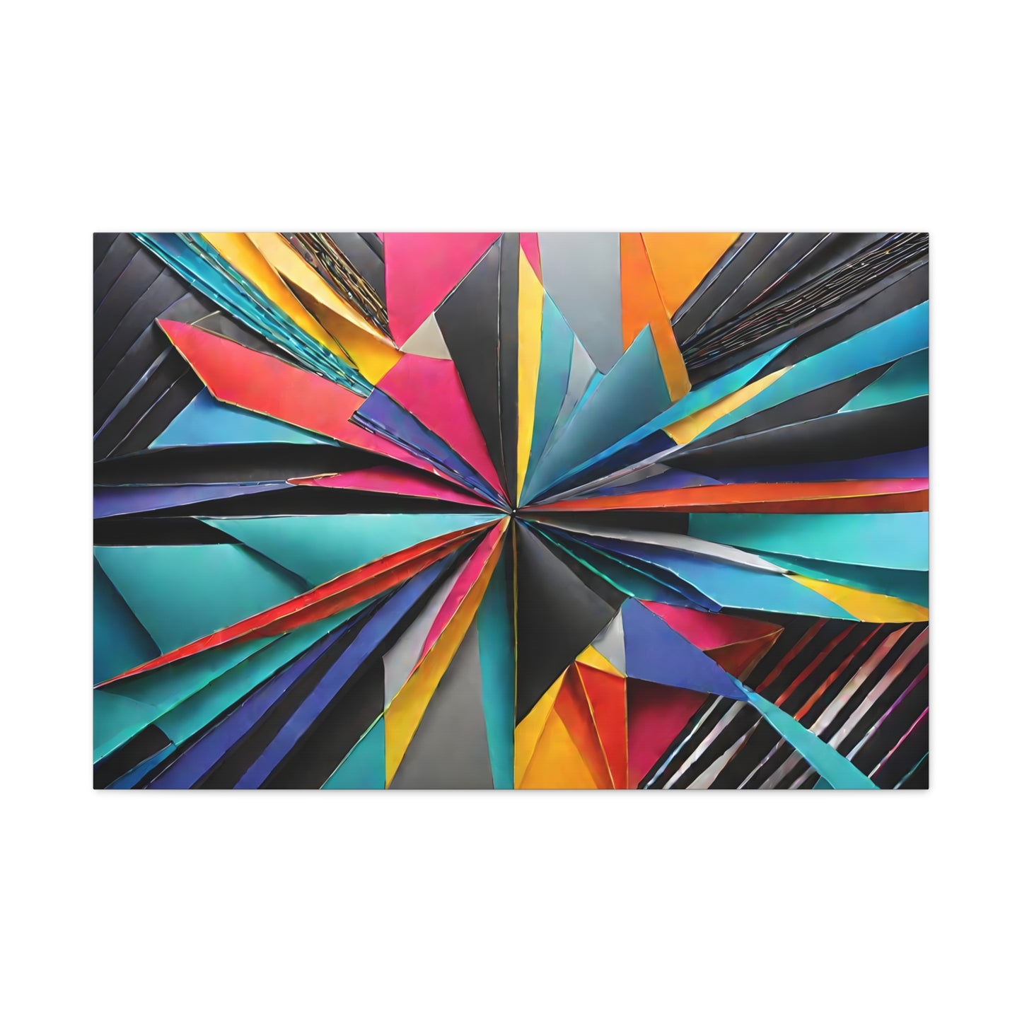 Prismatic Harmony: Abstract Wall Décor