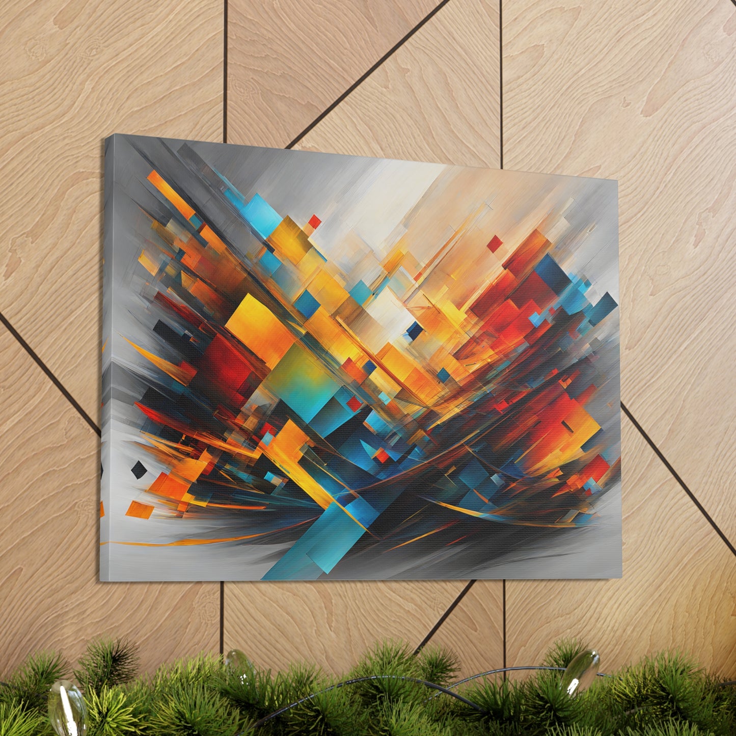 Spectrum Echoes: Abstract Wall Décor