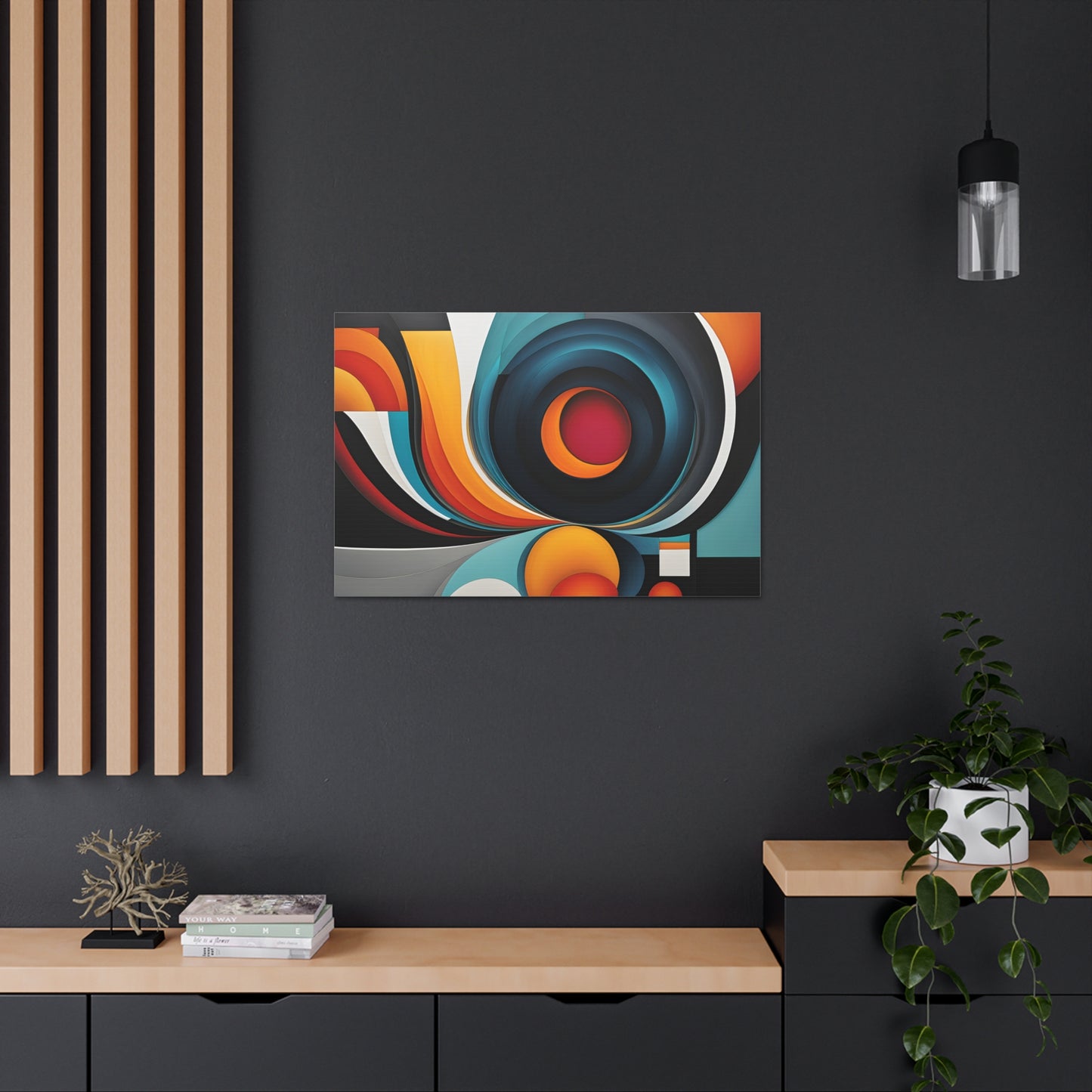 Iridescent Harmony: Abstract Wall Décor