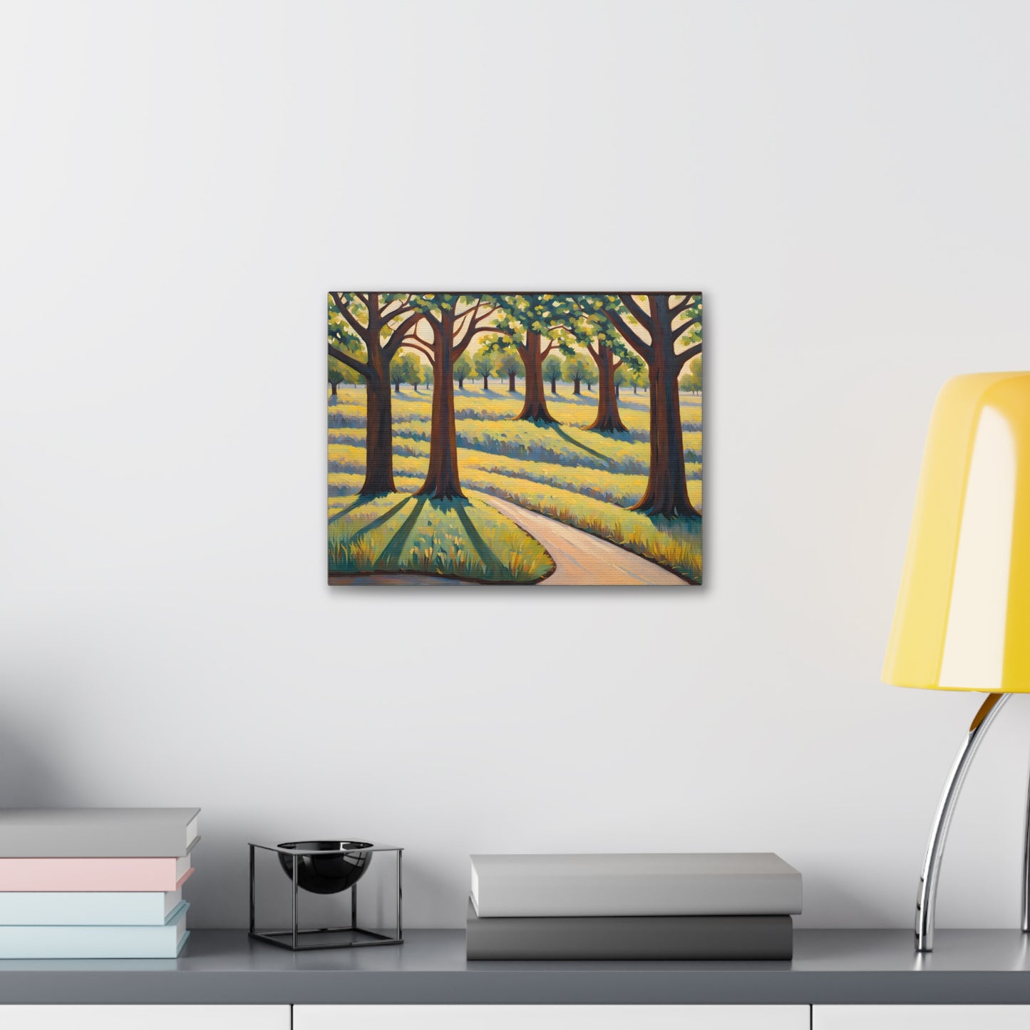 Tranquil Countryside: Classic Oil Painting Wall Décor