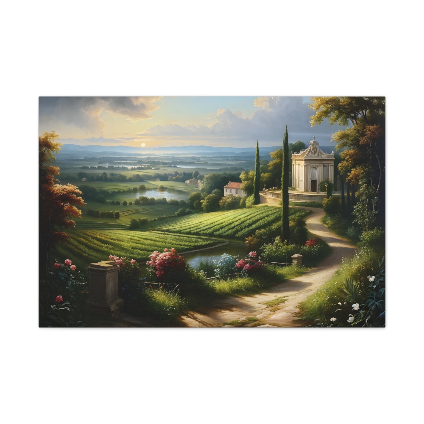 Woodland Glade: Classic Oil Painting Wall Décor