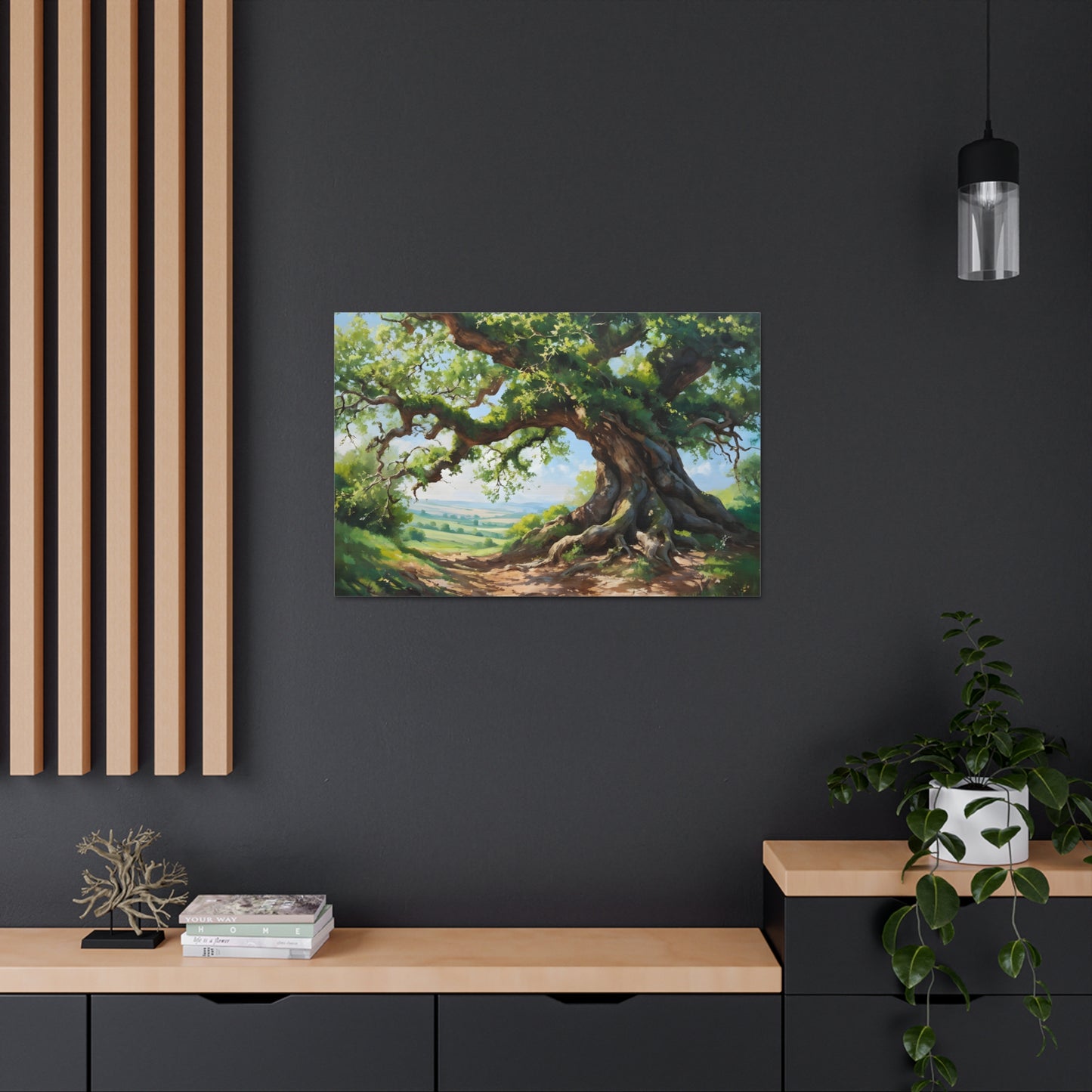 Enchanted Grove: Classic Oil Painting Wall Décor