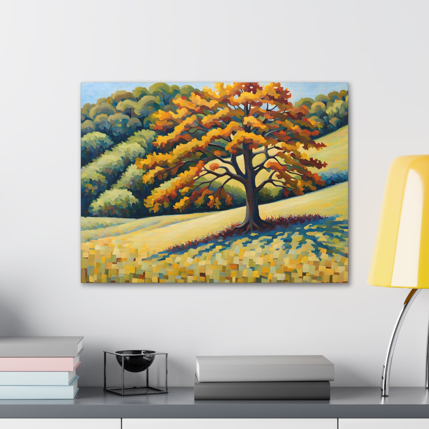 Gentle Solitary: Classic Oil Painting Wall Décor