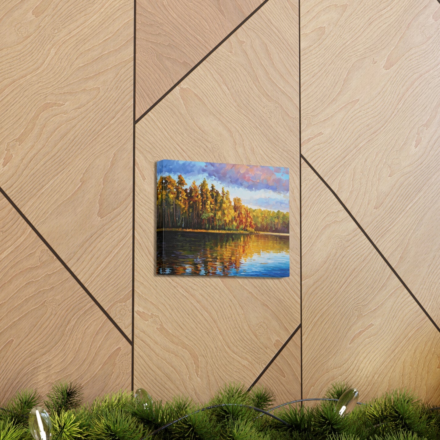 Tranquil Haven: Classic Oil Painting Wall Décor