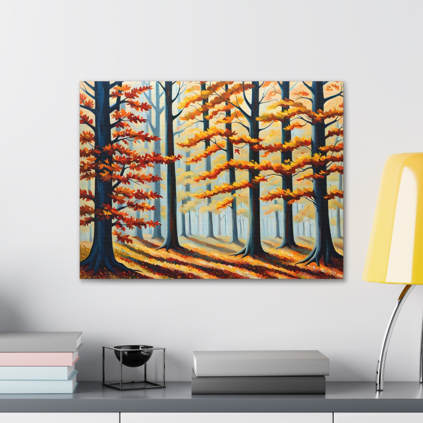 Woodland Trail: Classic Oil Painting Wall Décor