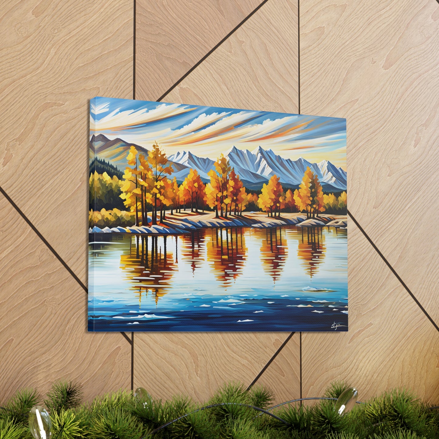 Bright Shoreline: Classic Oil Painting Wall Décor