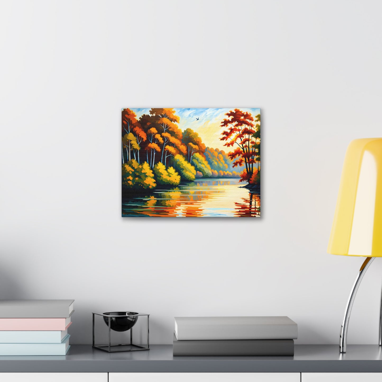 Evening Glow: Classic Oil Painting Wall Décor