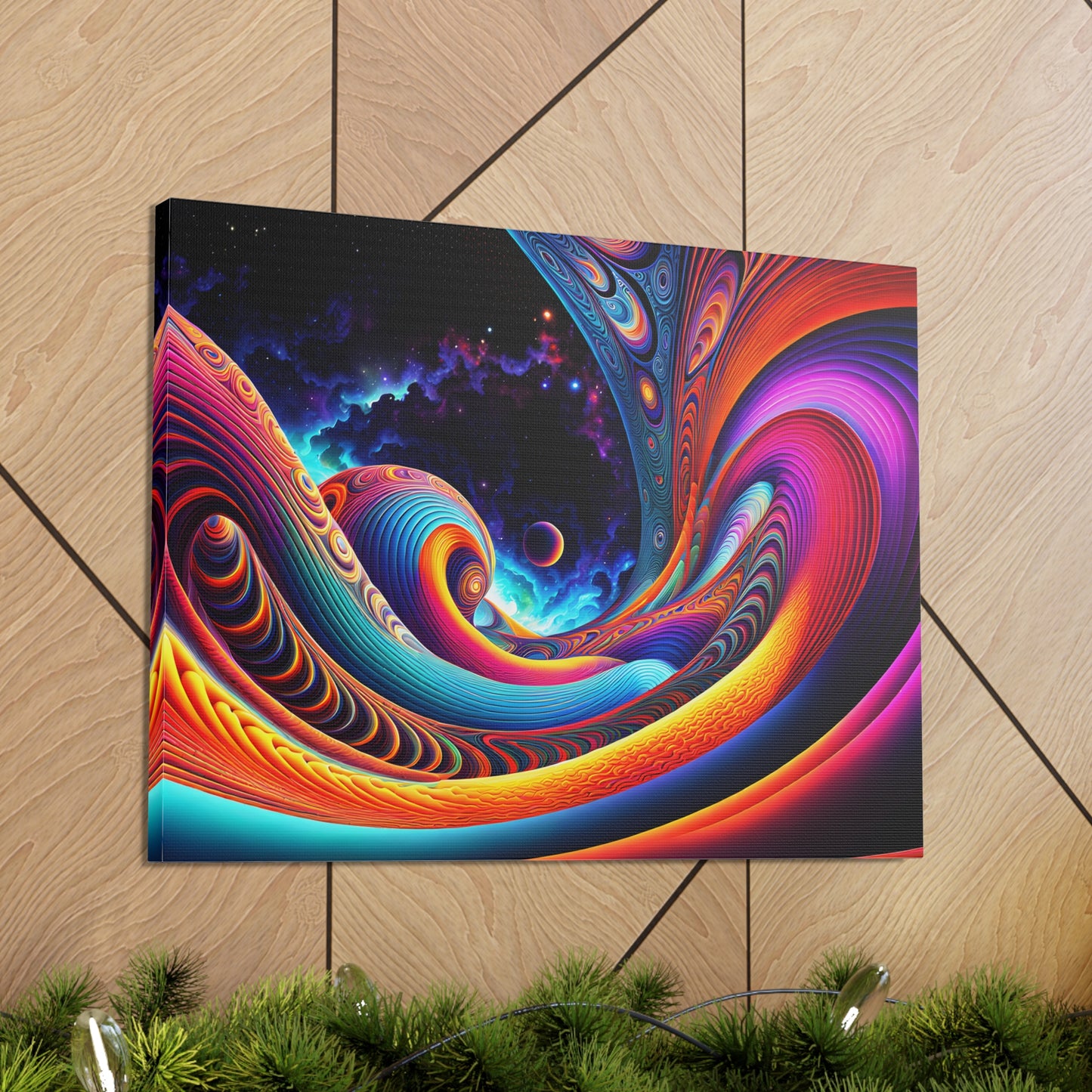 Galactic Groove: Psychedelic Wall Décor