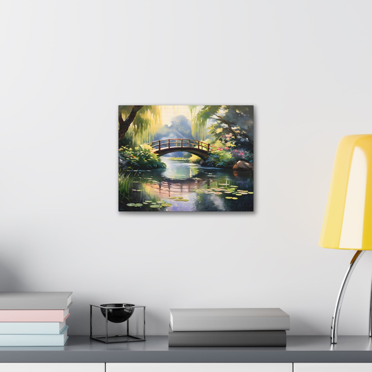 Bridge of Dreams: Classic Oil Painting Wall Décor