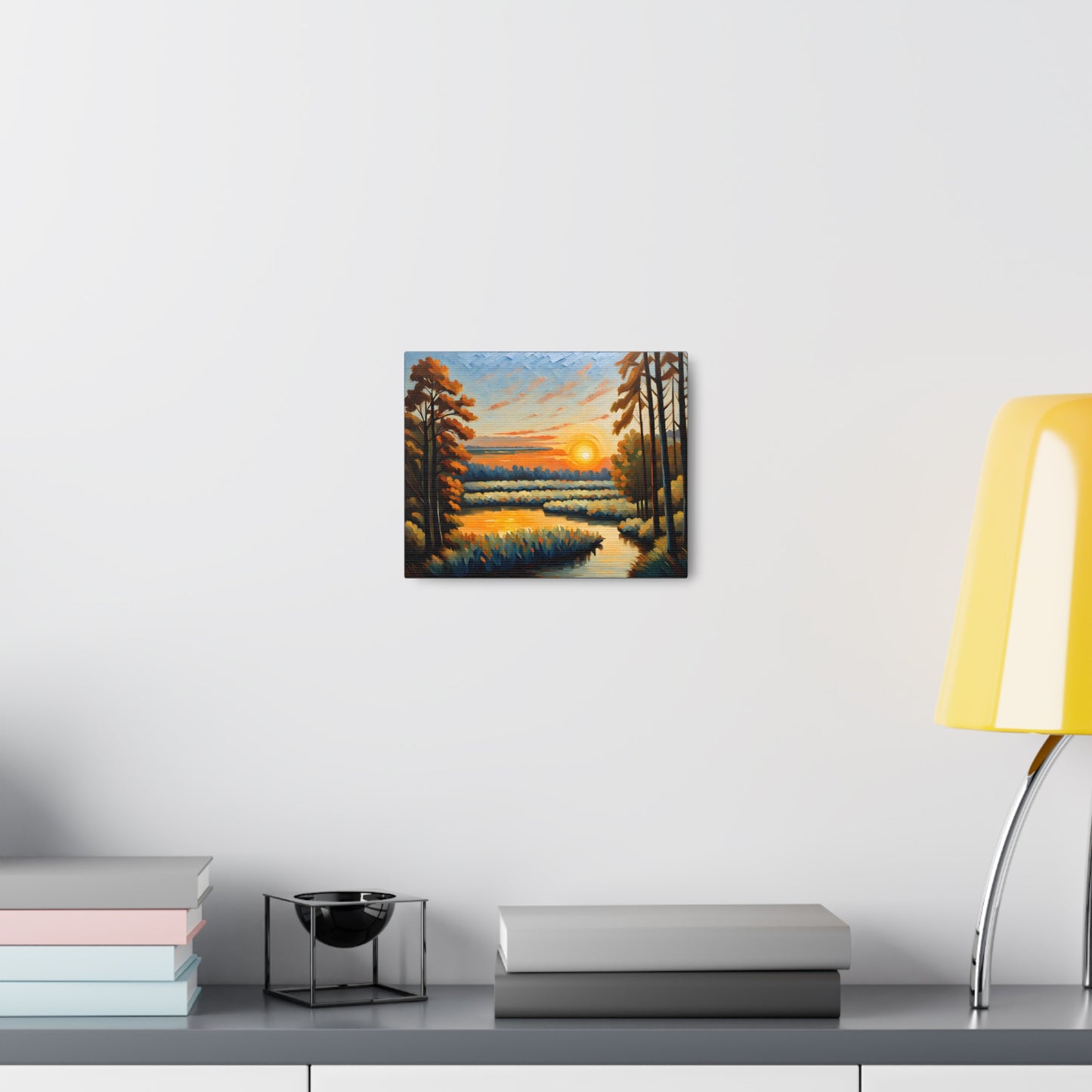 Light of Dusk: Classic Oil Painting Wall Décor