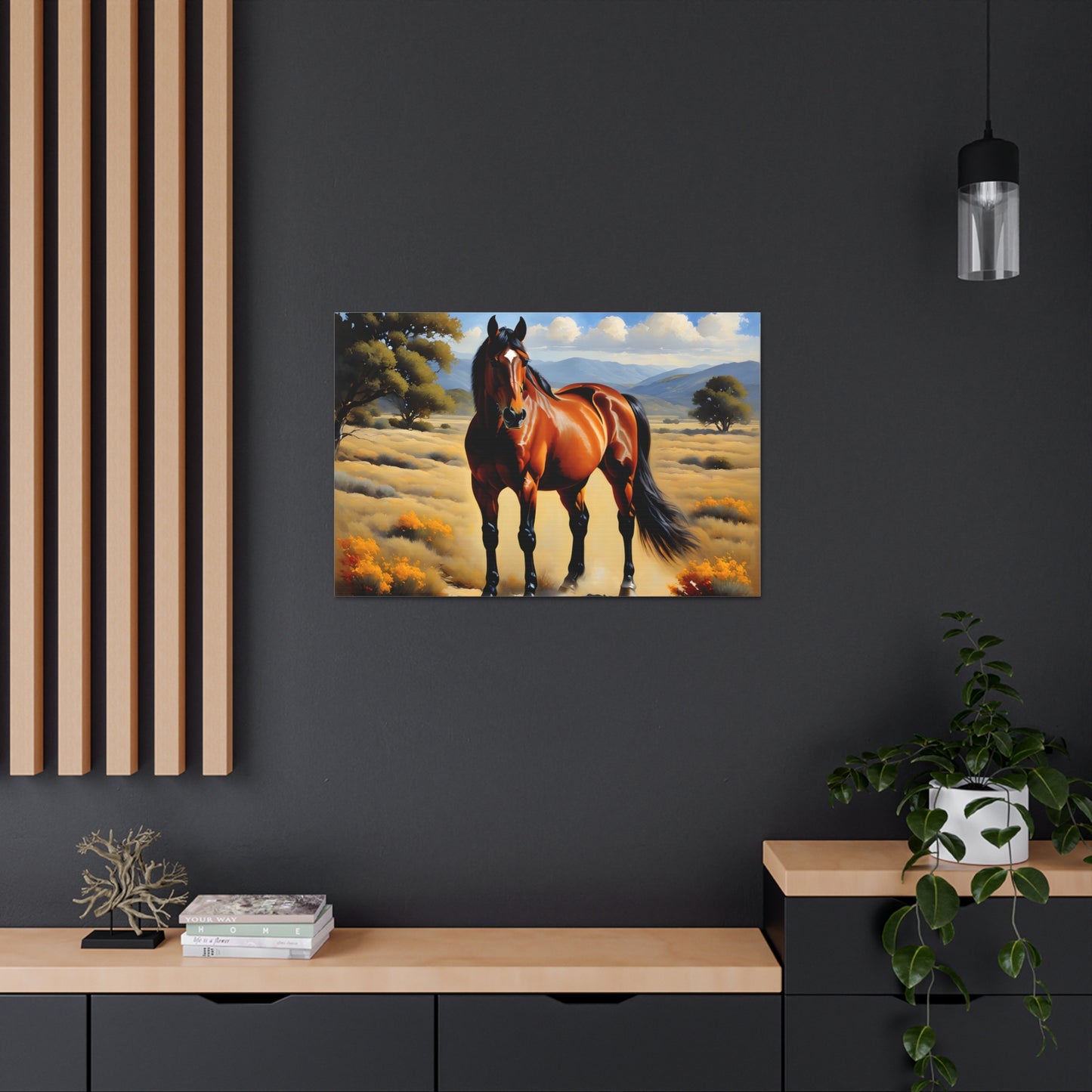 Serene Horse: Animal Wall Décor