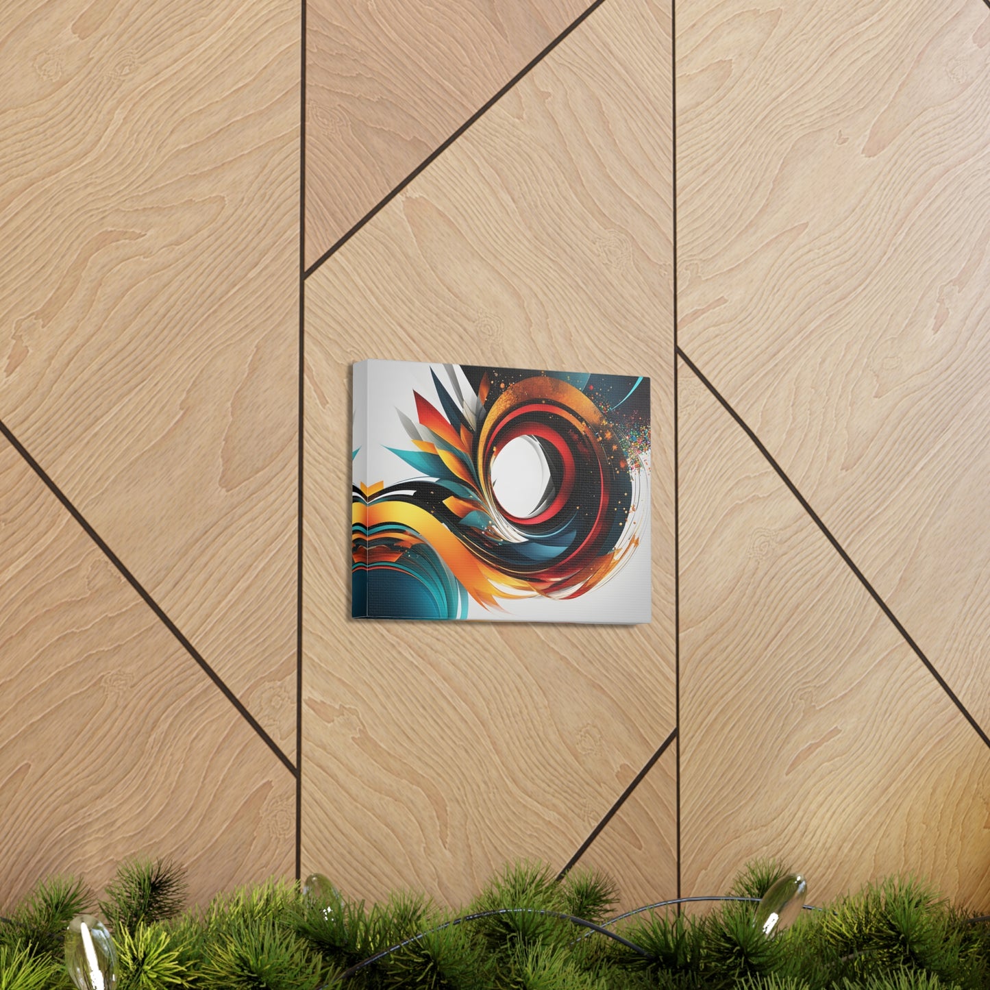 Illusory Reflections: Abstract Wall Décor