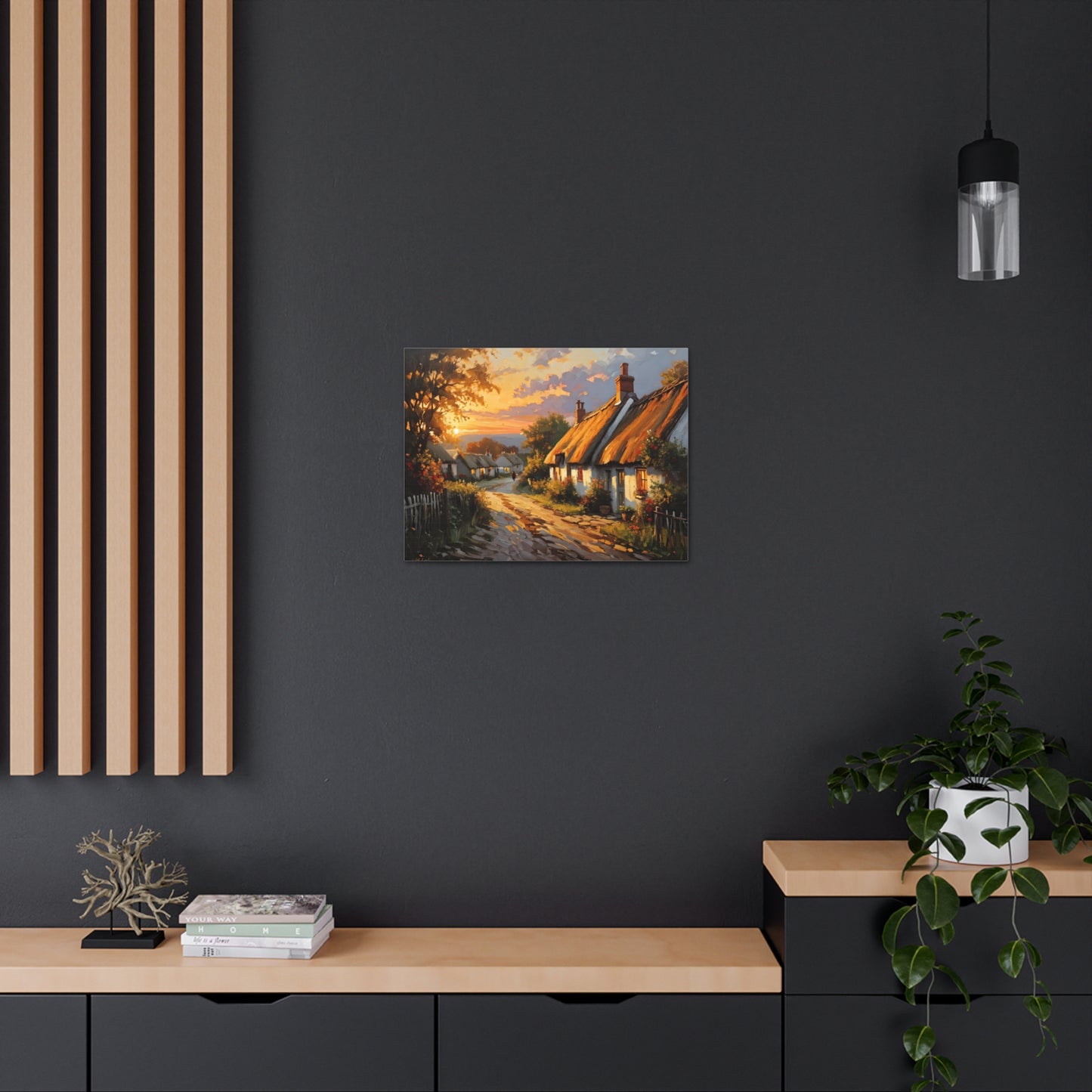 Morning Mist: Classic Oil Painting Wall Décor