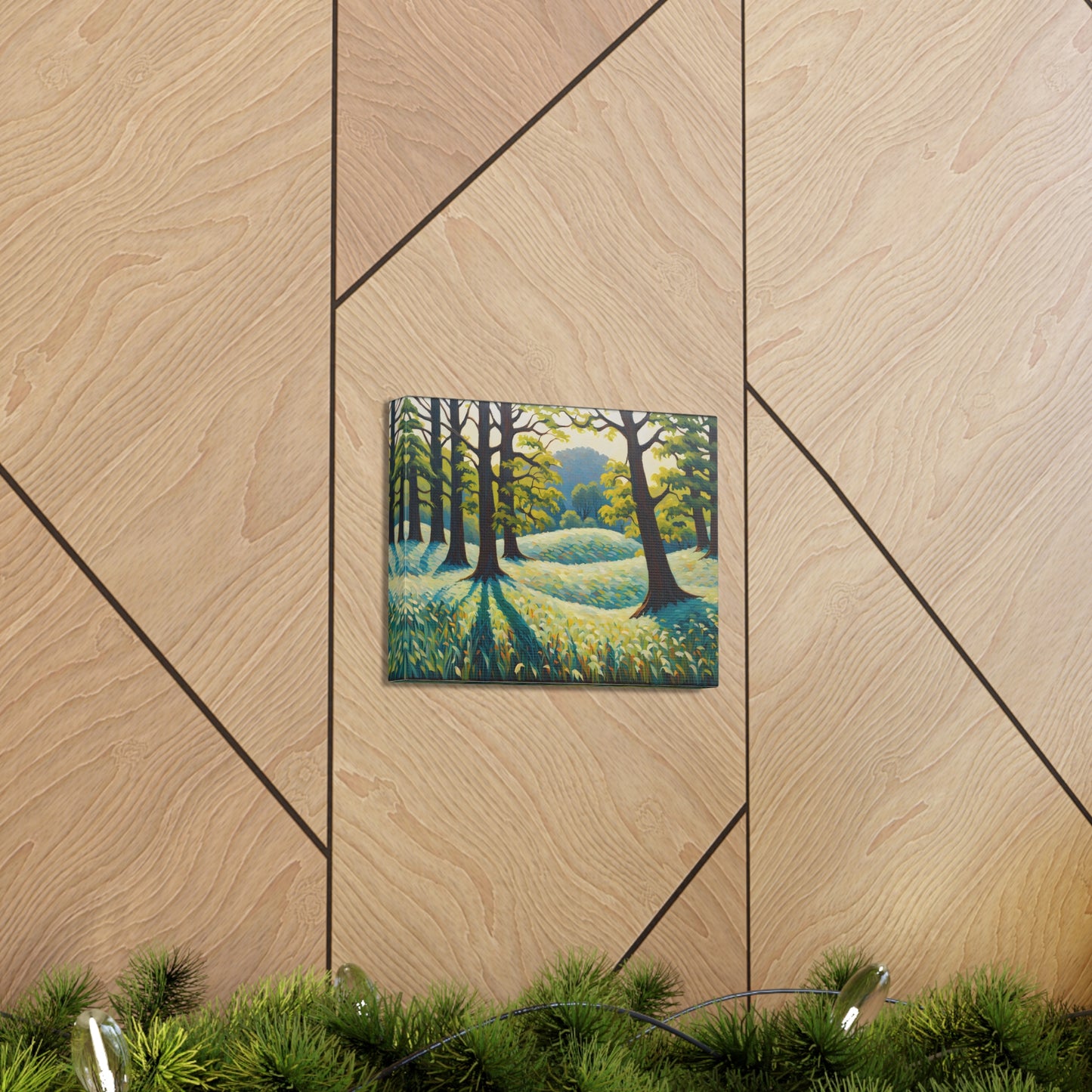 Forest Sanctuary: Classic Oil Painting Wall Décor