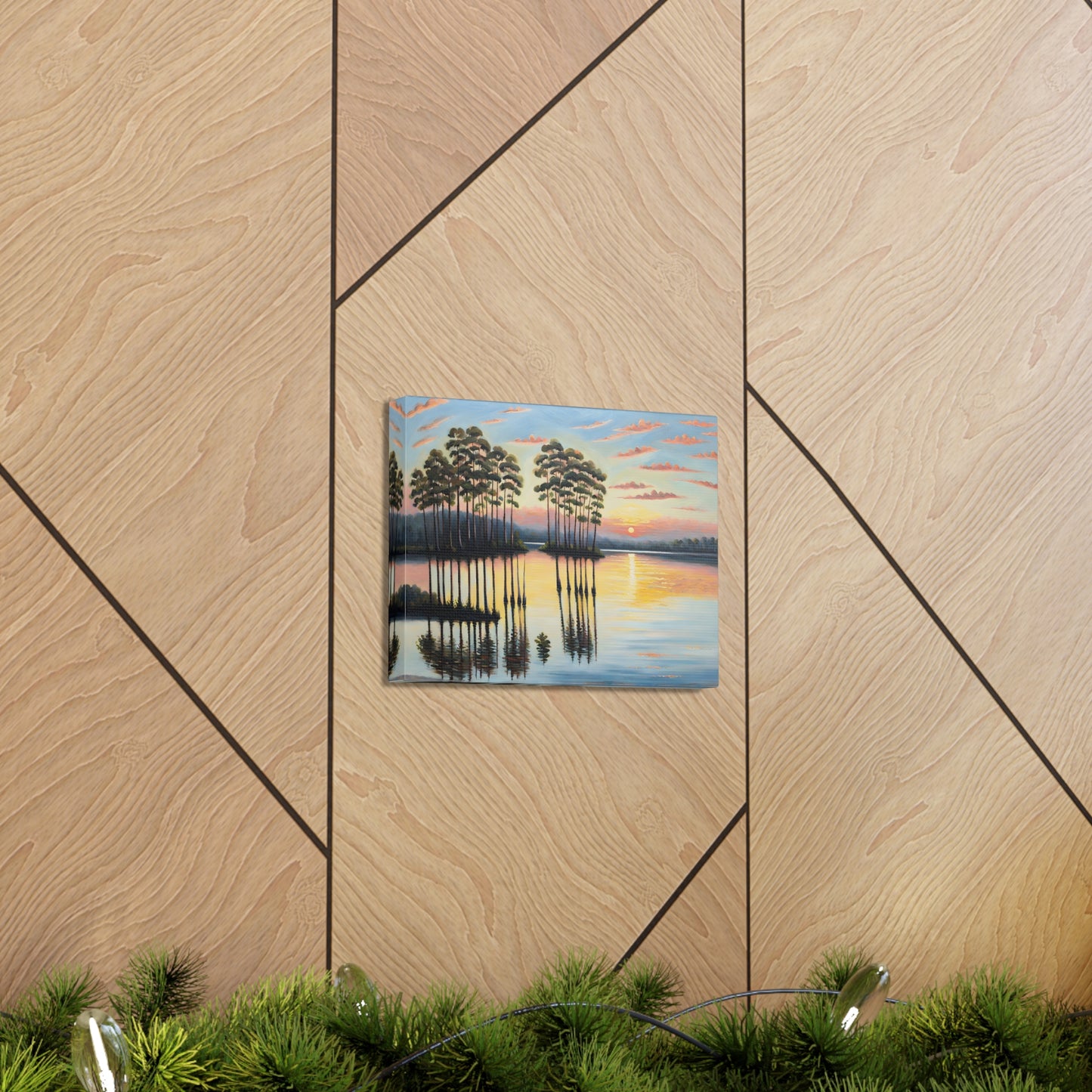 Crystal Waters: Classic Oil Painting Wall Décor