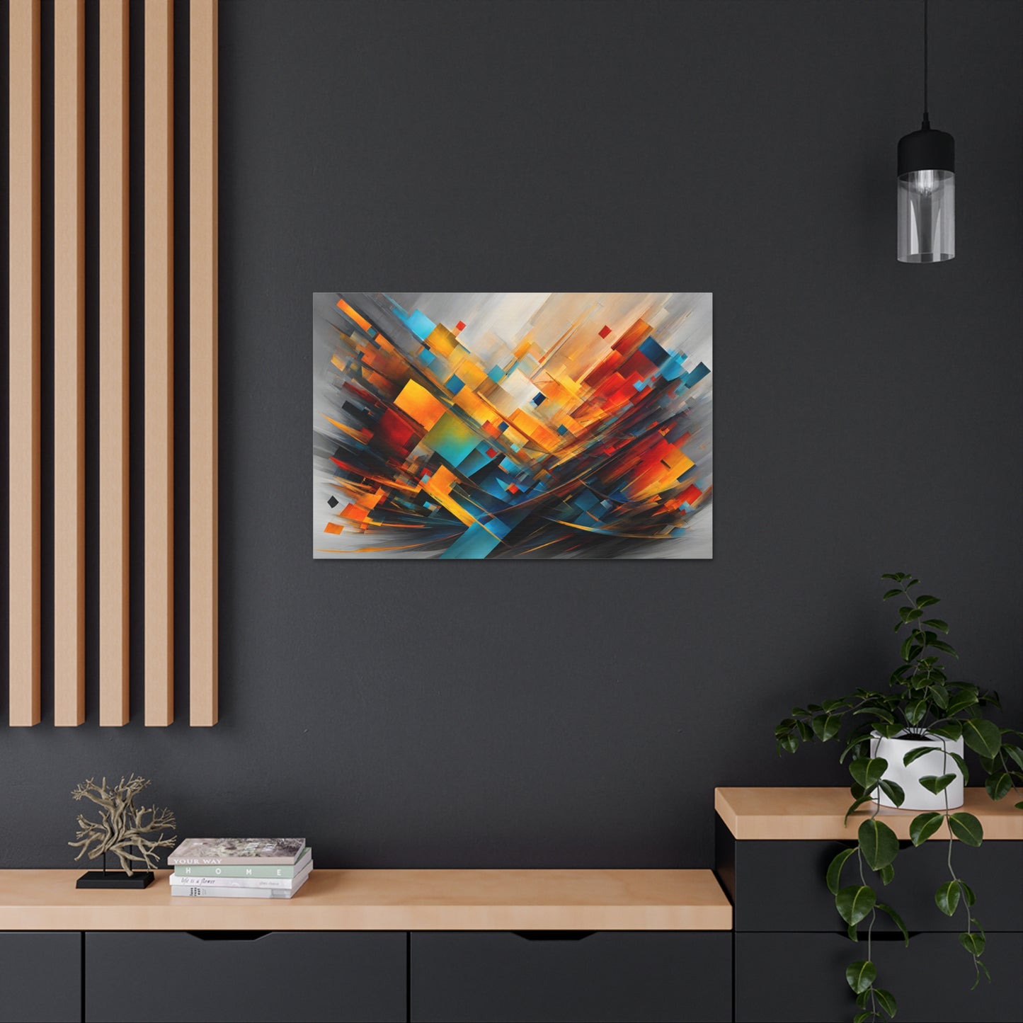 Spectrum Echoes: Abstract Wall Décor