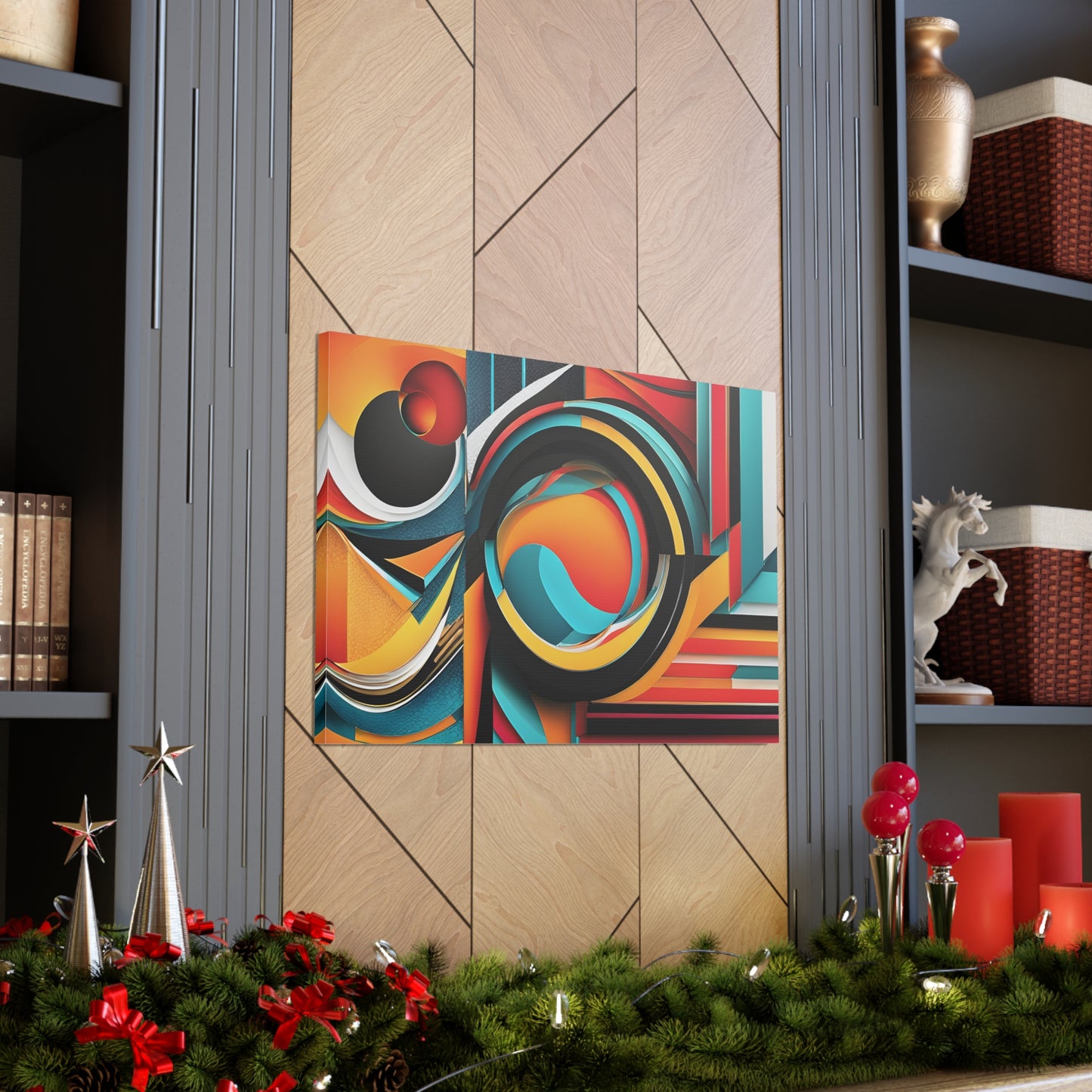 Chromatic Echo: Abstract Wall Décor