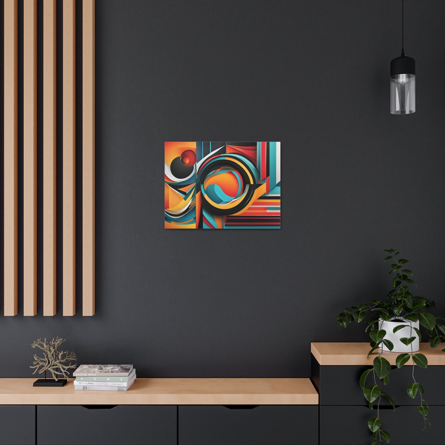 Chromatic Echo: Abstract Wall Décor