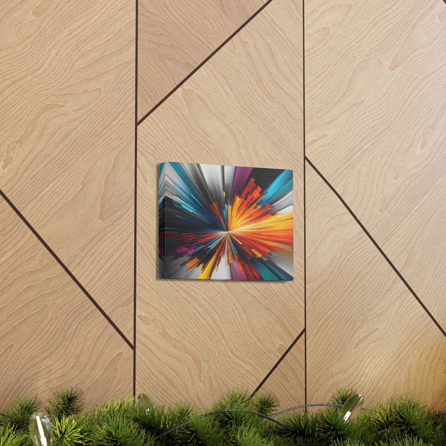 Aurora Symphony: Abstract Wall Décor