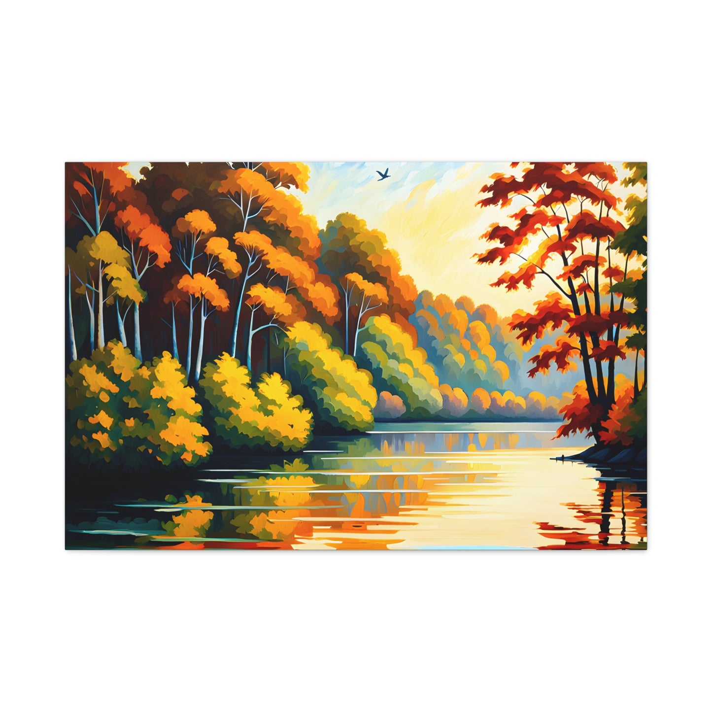 Evening Glow: Classic Oil Painting Wall Décor