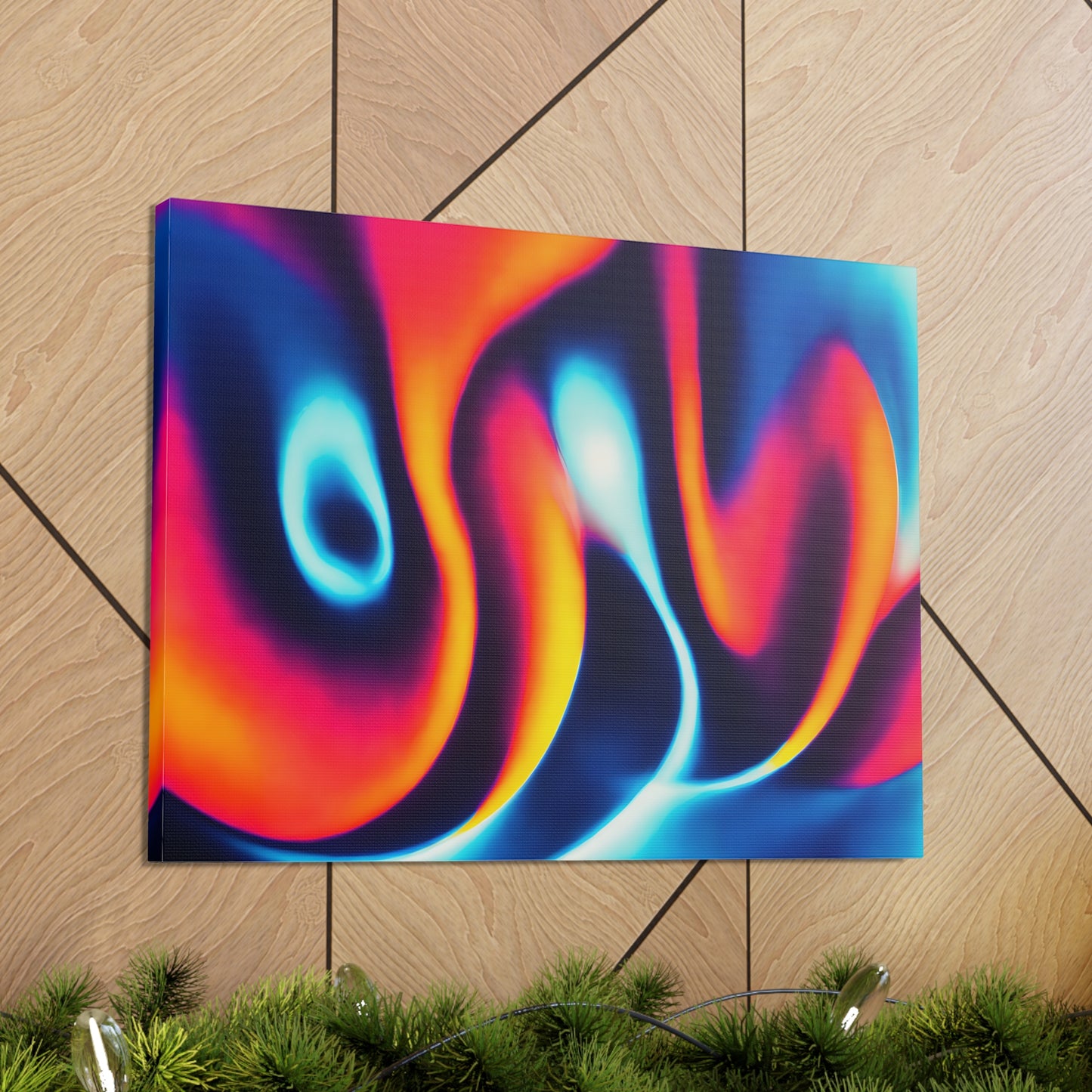 Electric Whirlwind: Abstract Colors Wall Décor