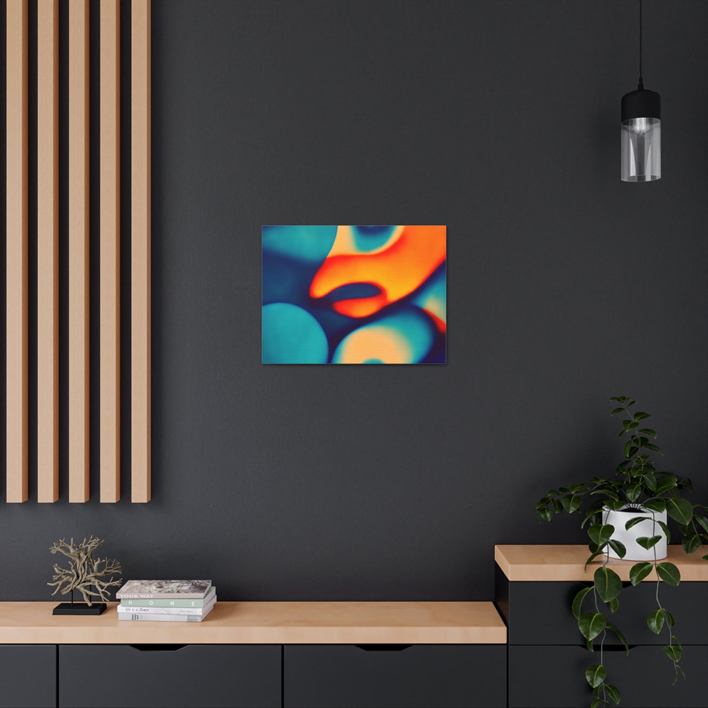 Radiant Bliss: Abstract Colors Wall Décor